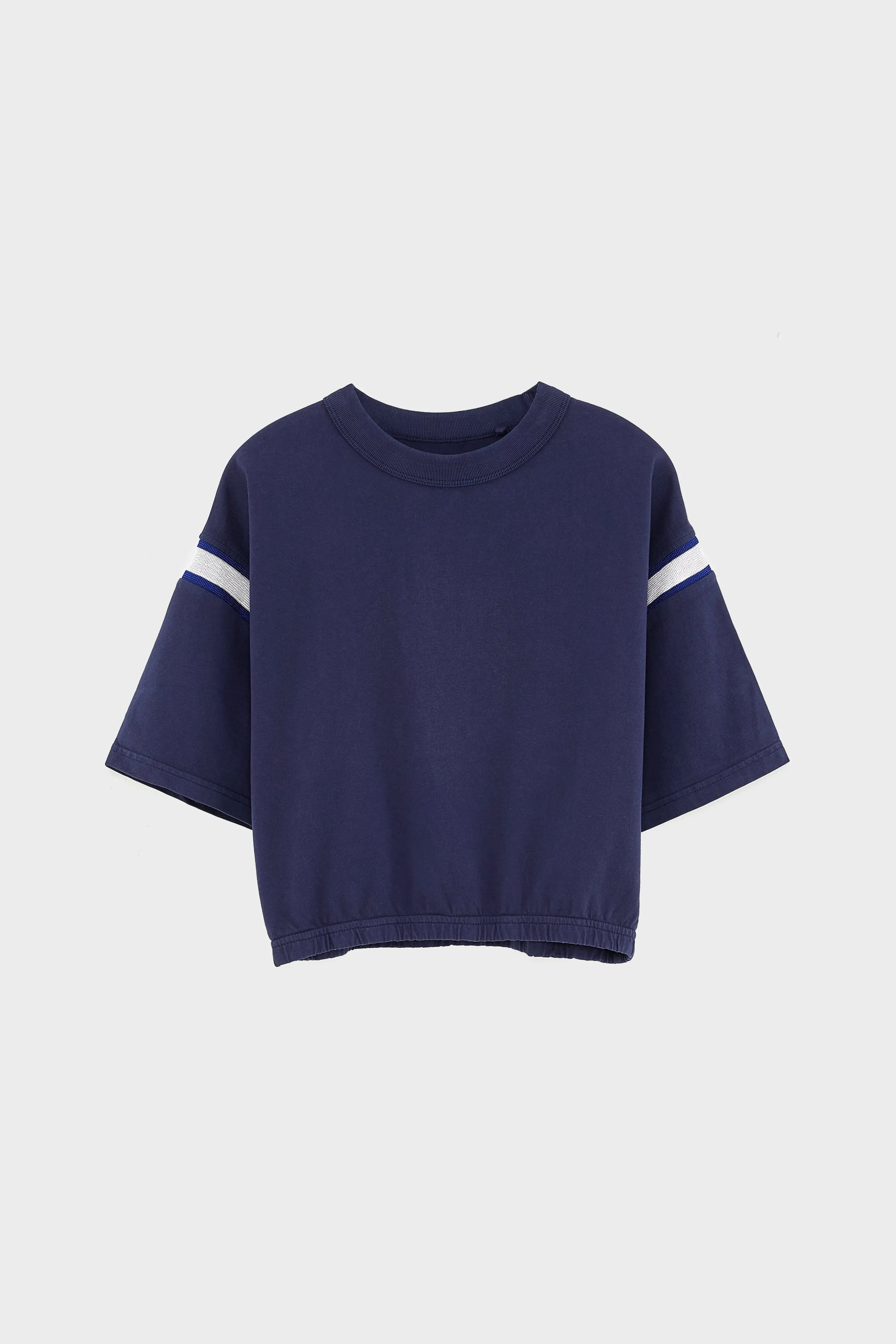 Casel cropped t-shirt (261 / G / NAVAL) sold by Bellrose product image thumbnail 2