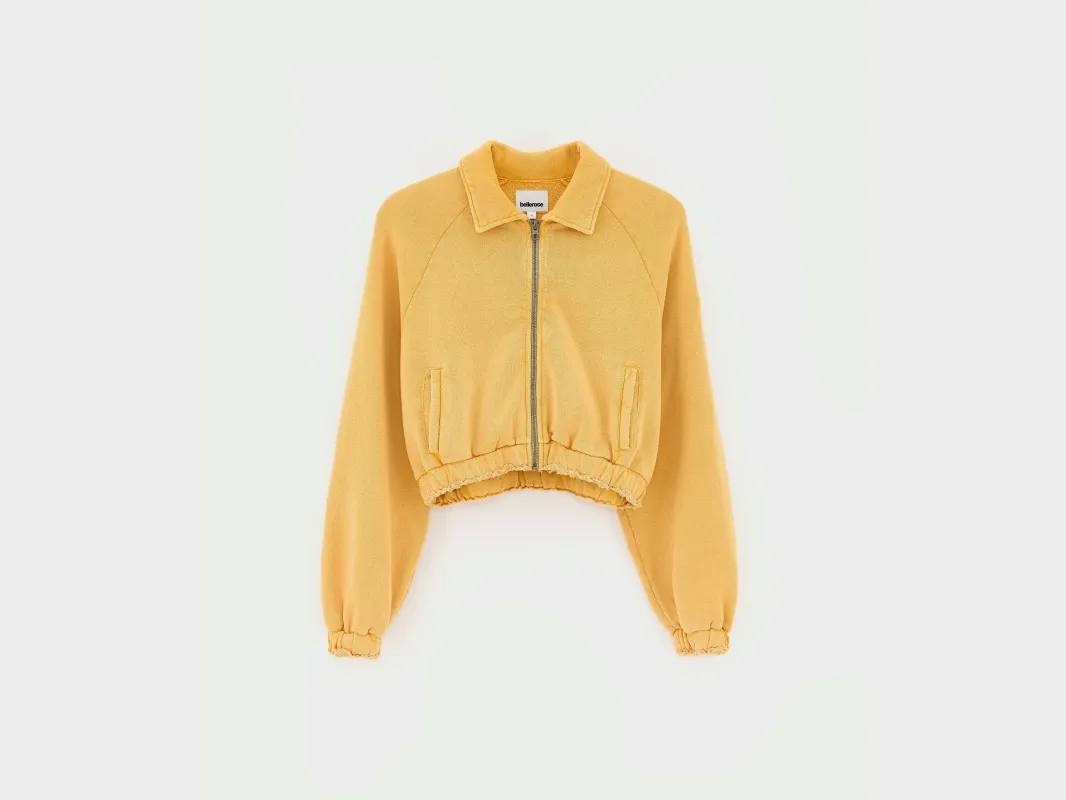 Agness zipped sweatshirt (261 / G / GIRASOLE) made by Bellerose