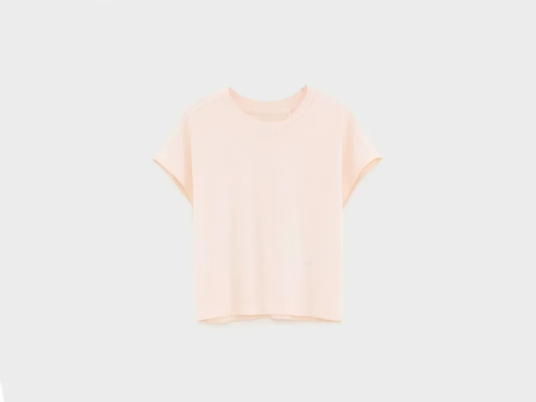 Cindo cropped t-shirt (261 / G / LIGHT ROSE) made by Bellerose