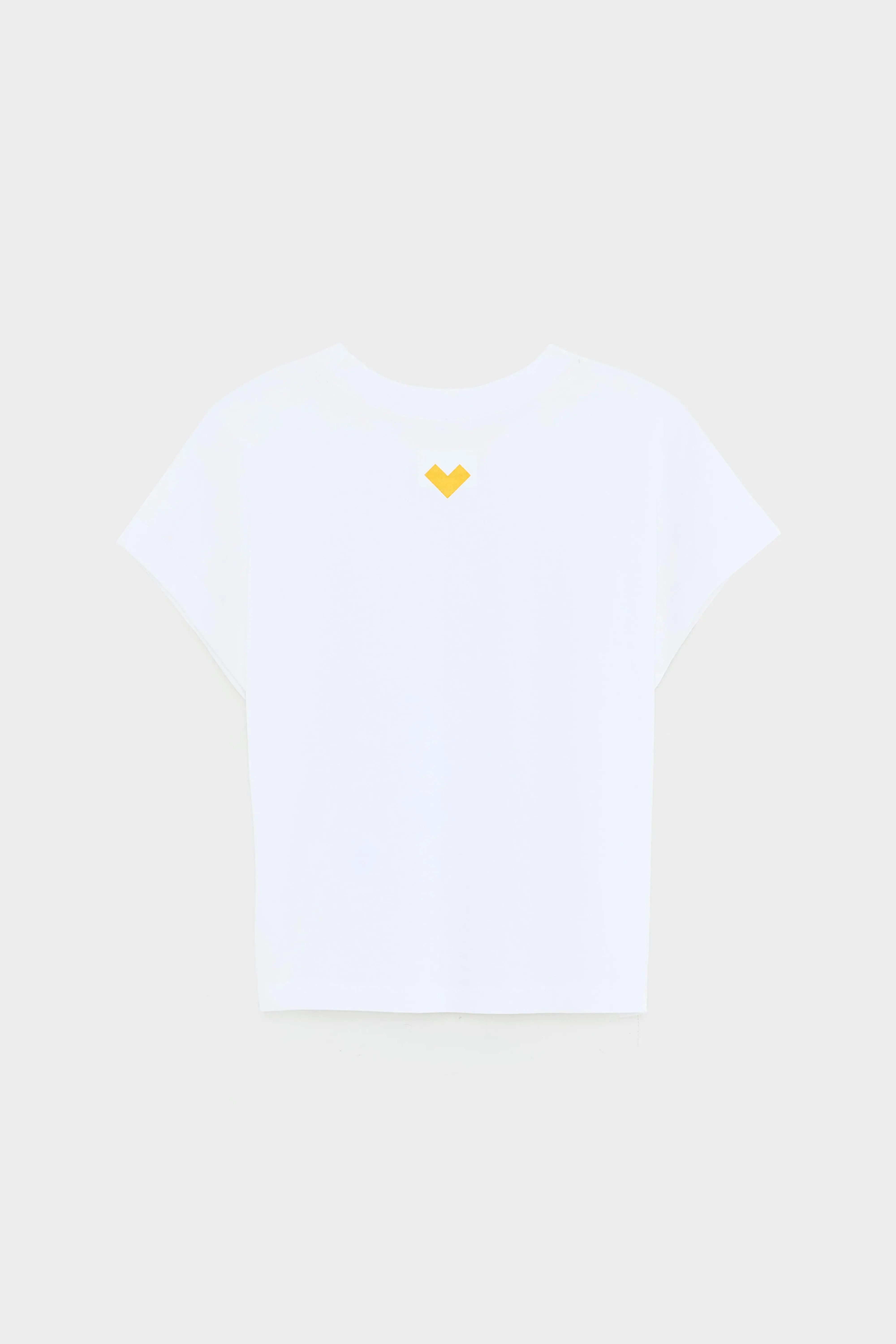 Cindo cropped t-shirt (261 / G / WHITE) sold by Bellrose product image thumbnail 3