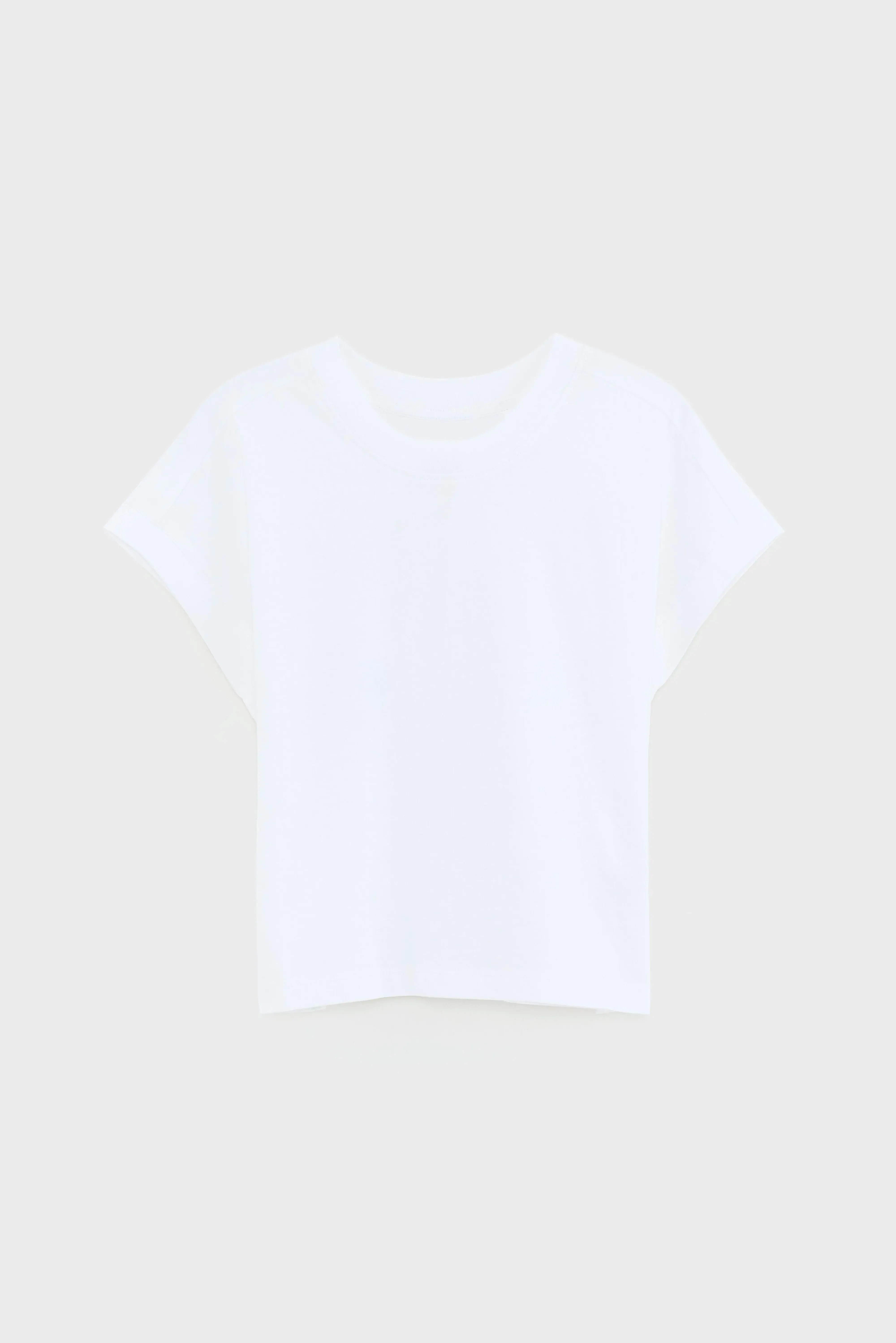 Cindo cropped t-shirt (261 / G / WHITE) sold by Bellrose product image thumbnail 2