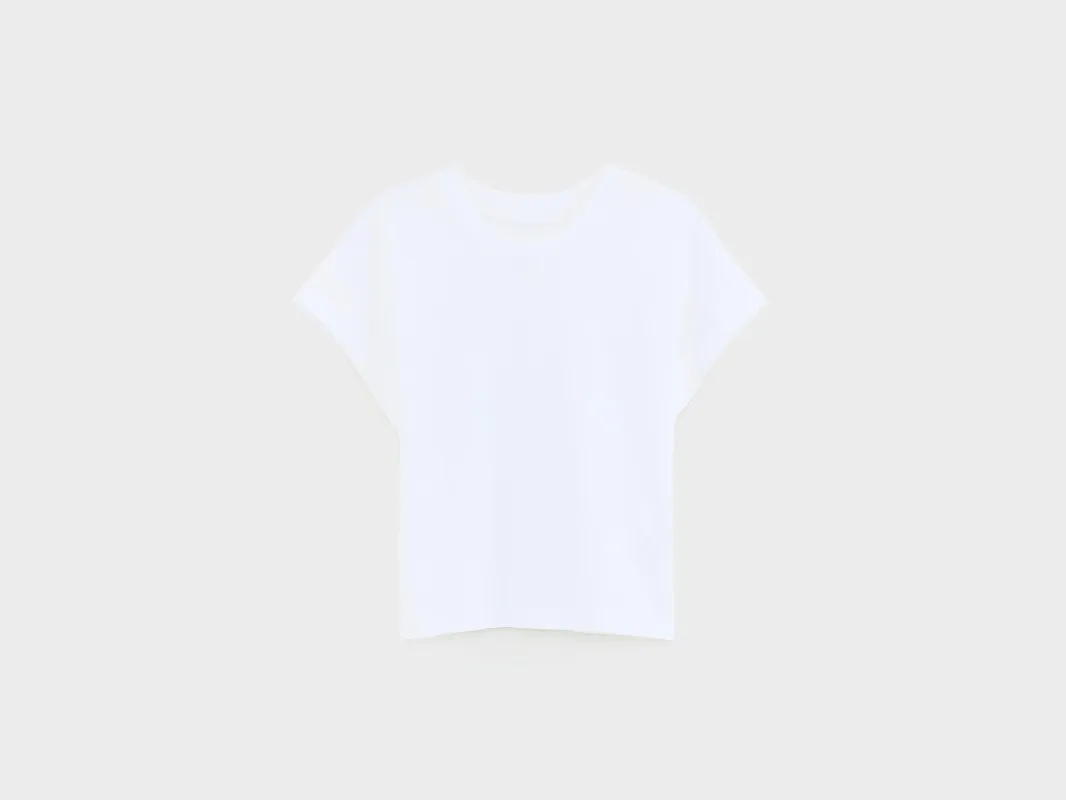 Cindo cropped t-shirt (261 / G / WHITE) sold by Bellrose