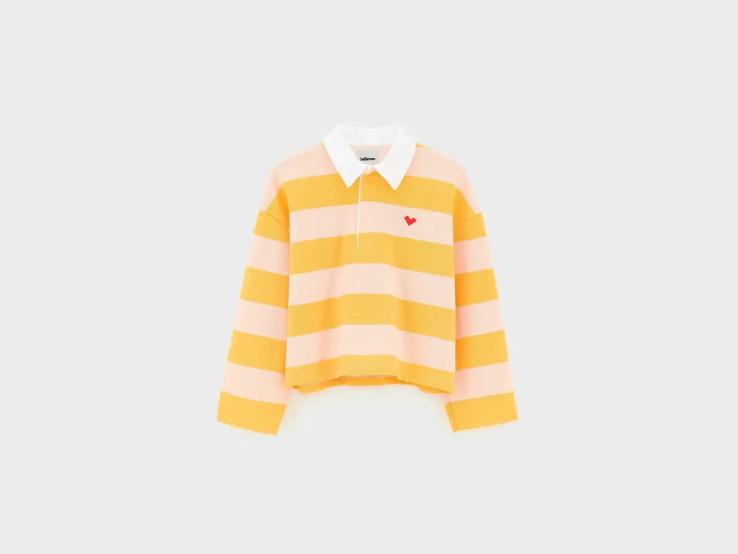 Fruta striped polo (261 / G / STRIPE C) made by Bellerose