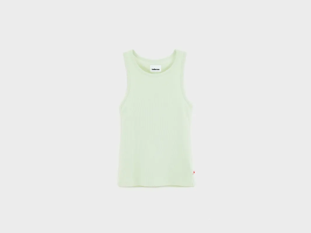 Fammy slim tank top (261 / G / LIME) made by Bellerose