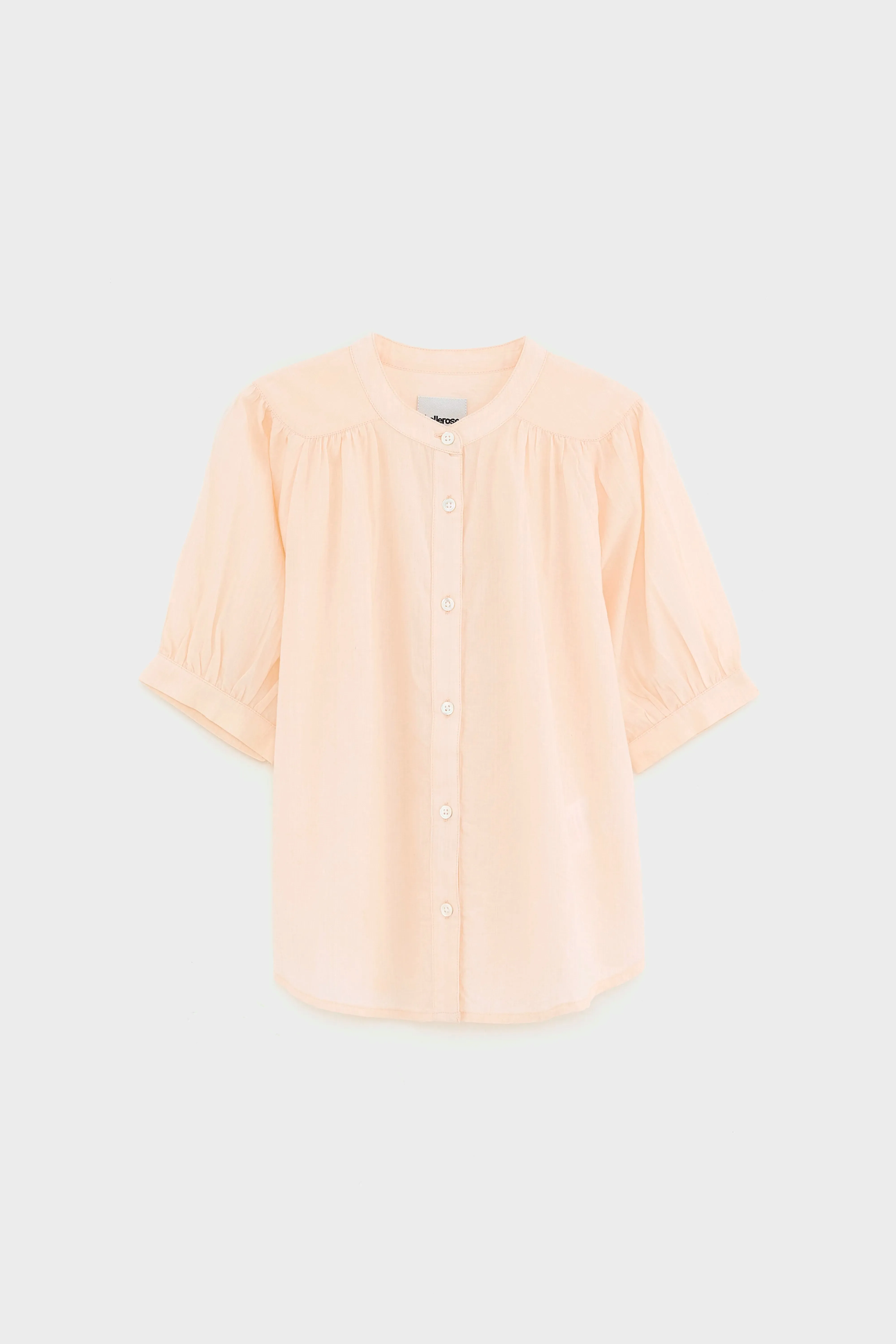 Hopsa short-sleeve blouse (261 / G / LIGHT ROSE) sold by Bellrose product image thumbnail 2