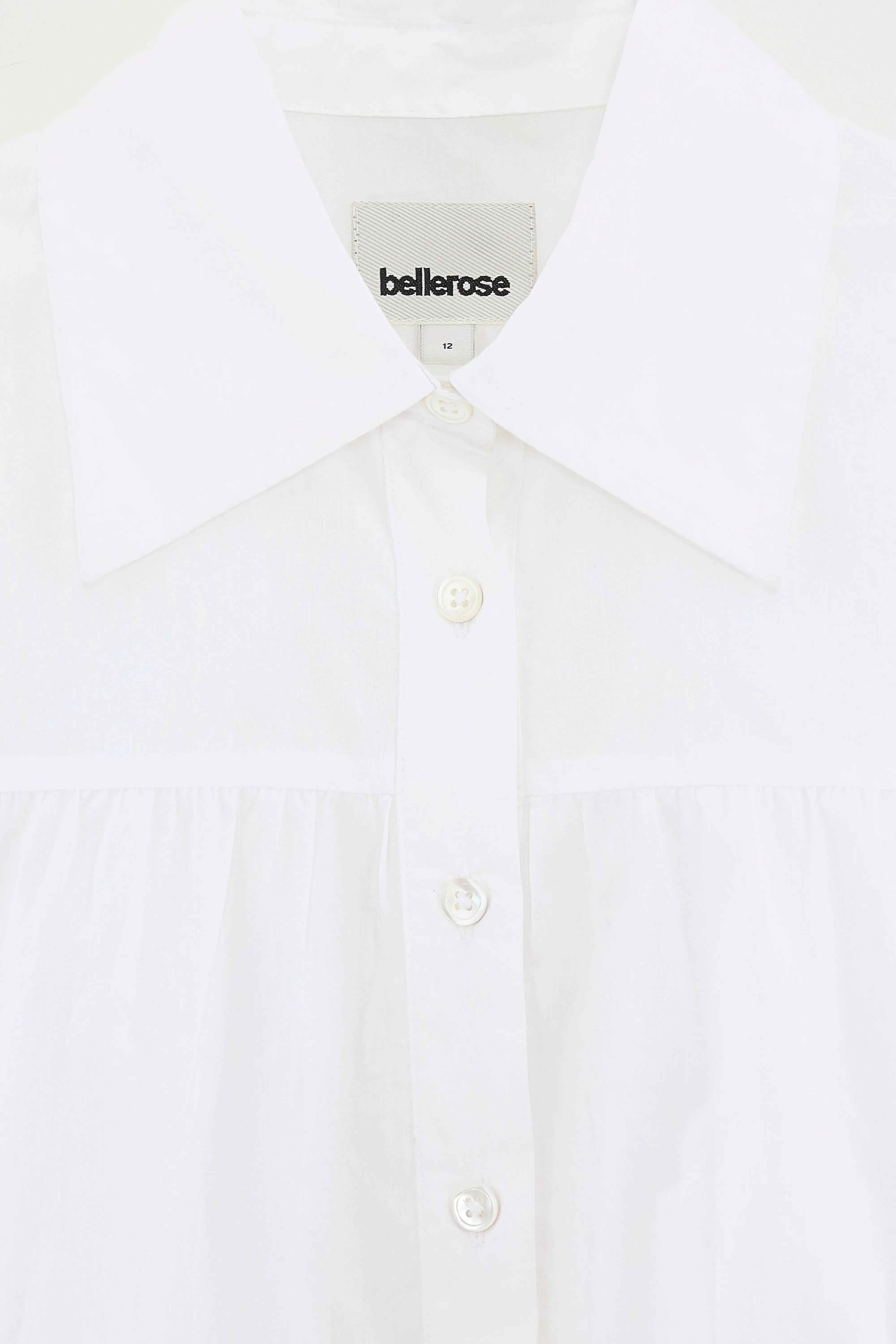 Helo cropped shirt (261 / G / WHITE) sold by Bellrose product image thumbnail 4