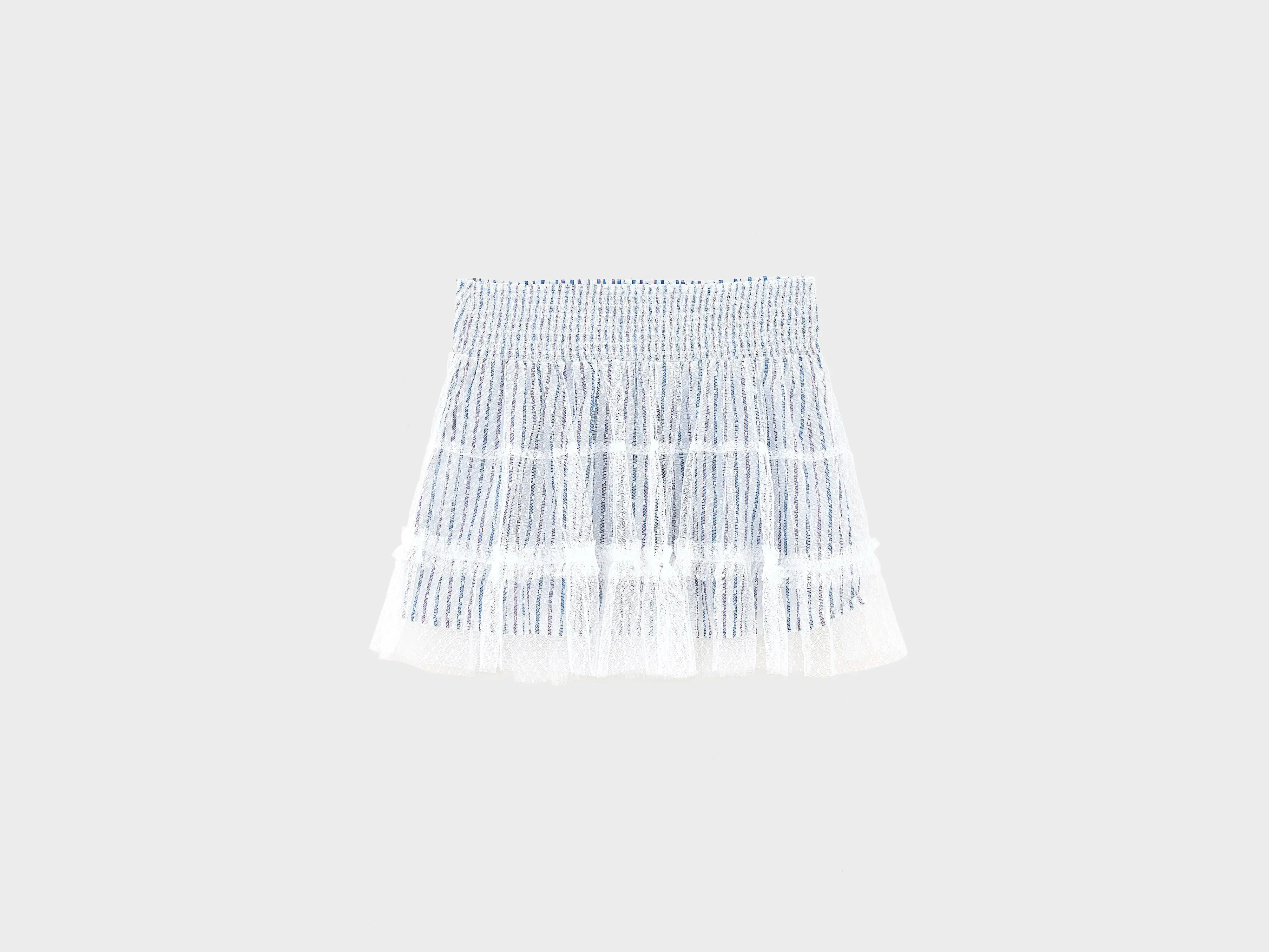 Hya mini skirt (261 / G / OFF WHITE) sold by Bellrose
