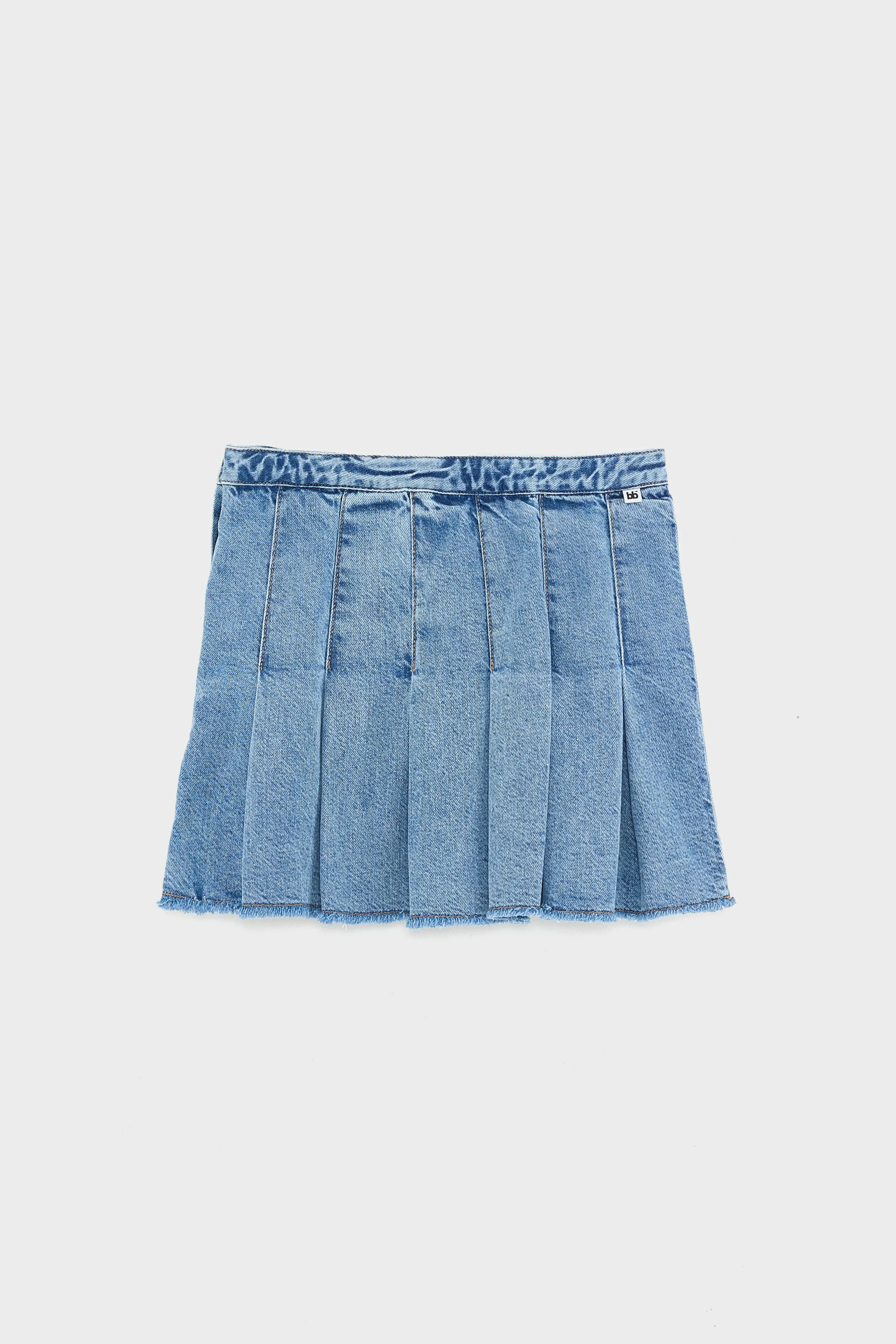 Paraph mini denim skirt (261 / G / LT BLUE BLEACH) sold by Bellrose product image thumbnail 4
