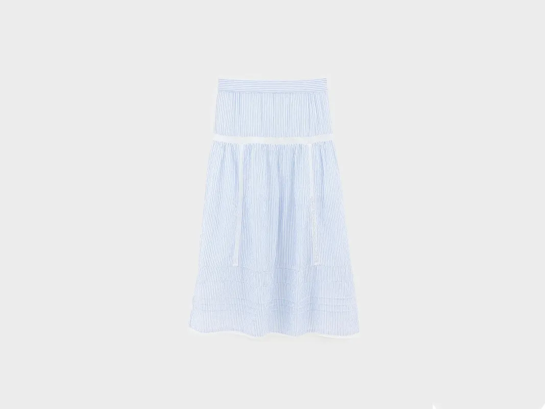 Hocus long skirt (261 / G / STRIPE A) made by Bellerose