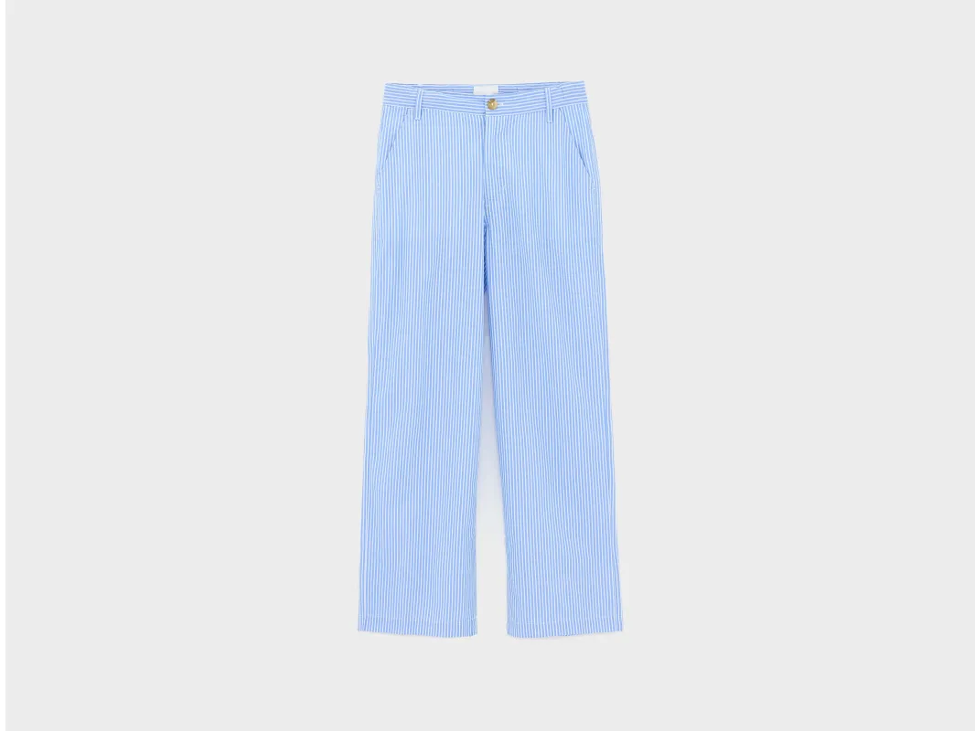 Kristin wide trousers (261 / G / STRIPE A) sold by Bellrose