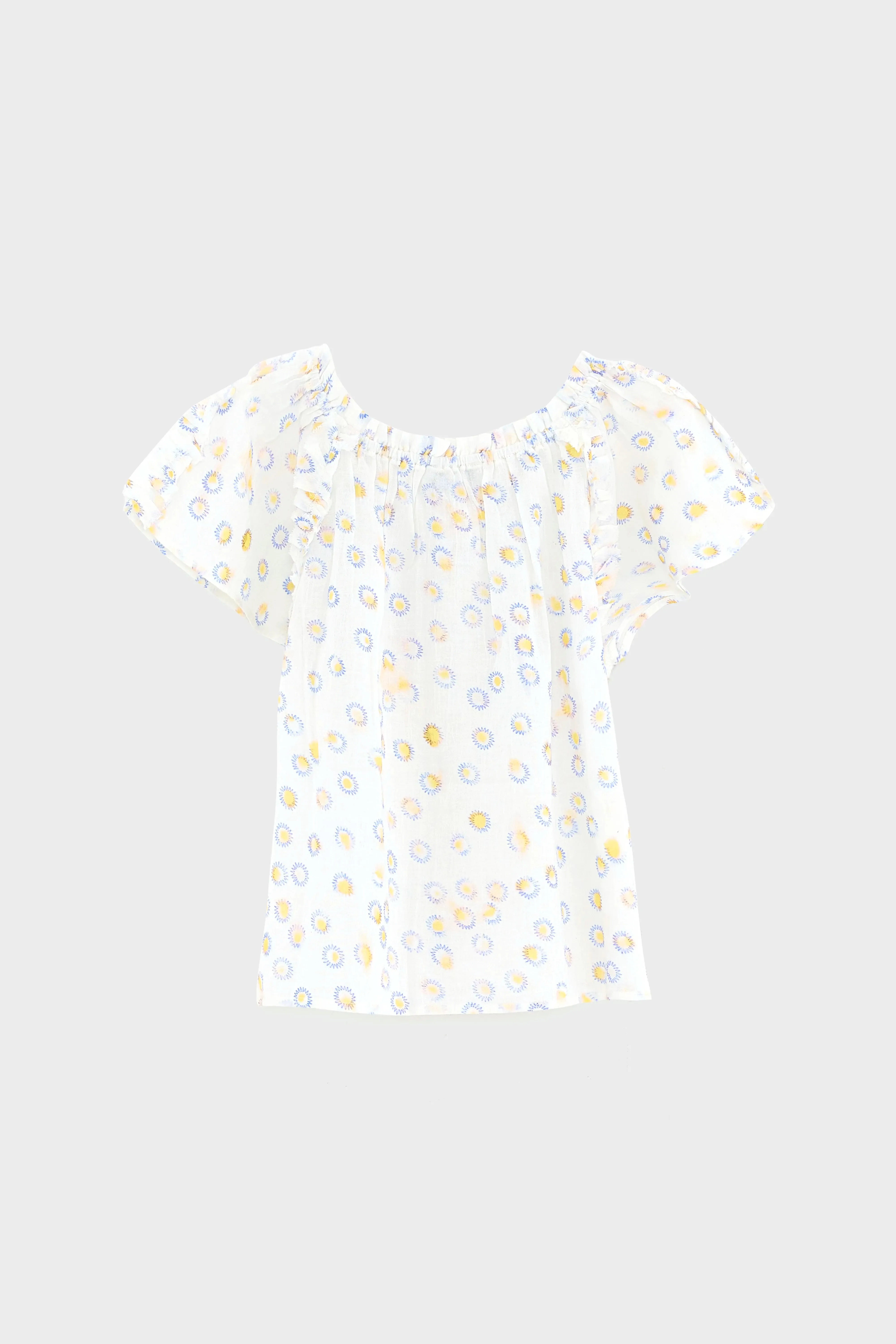 Hiera cropped blouse (261 / G / COMBO A) sold by Bellrose product image thumbnail 3