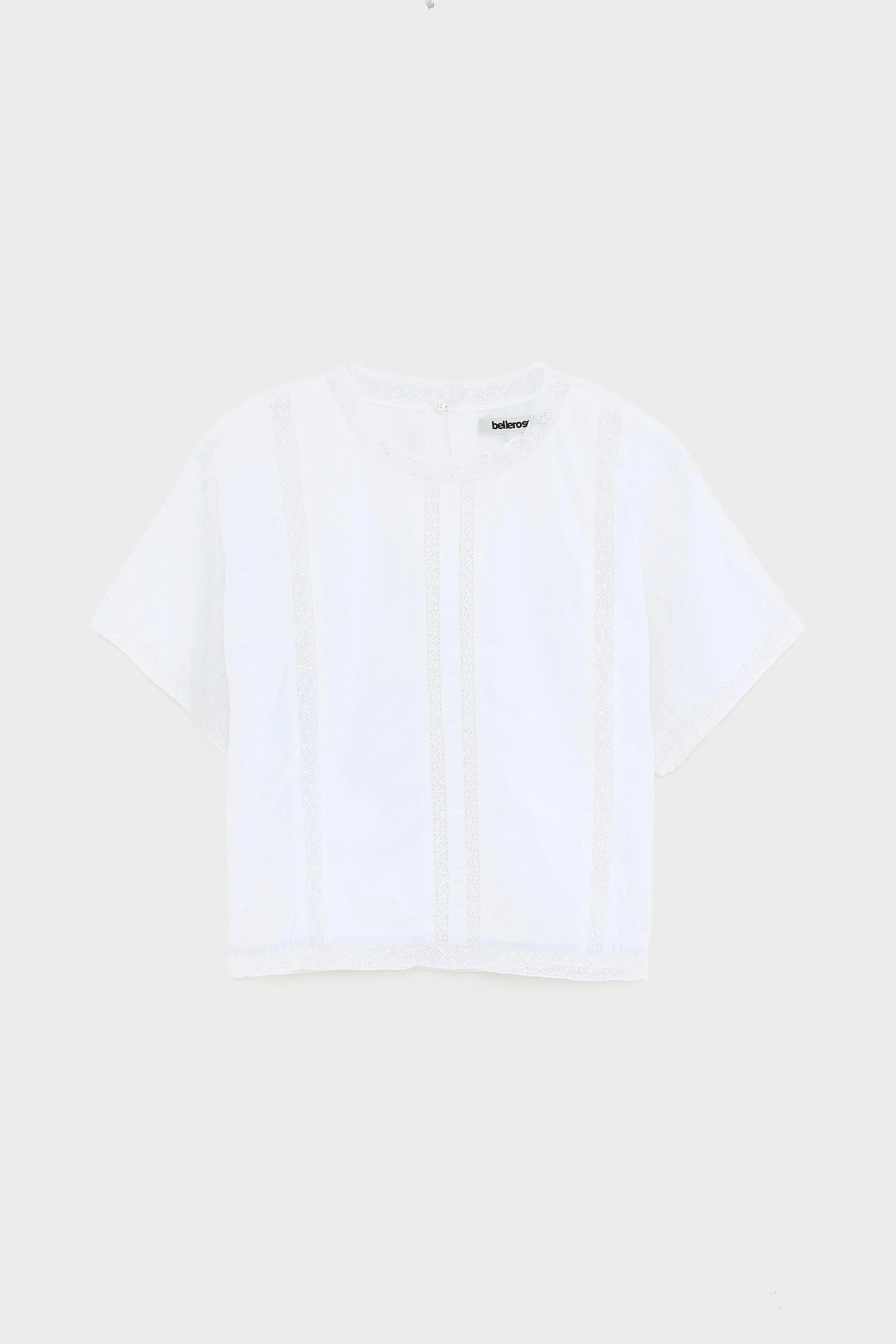 Hyacin cropped blouse (261 / G / WHITE) sold by Bellrose product image thumbnail 2