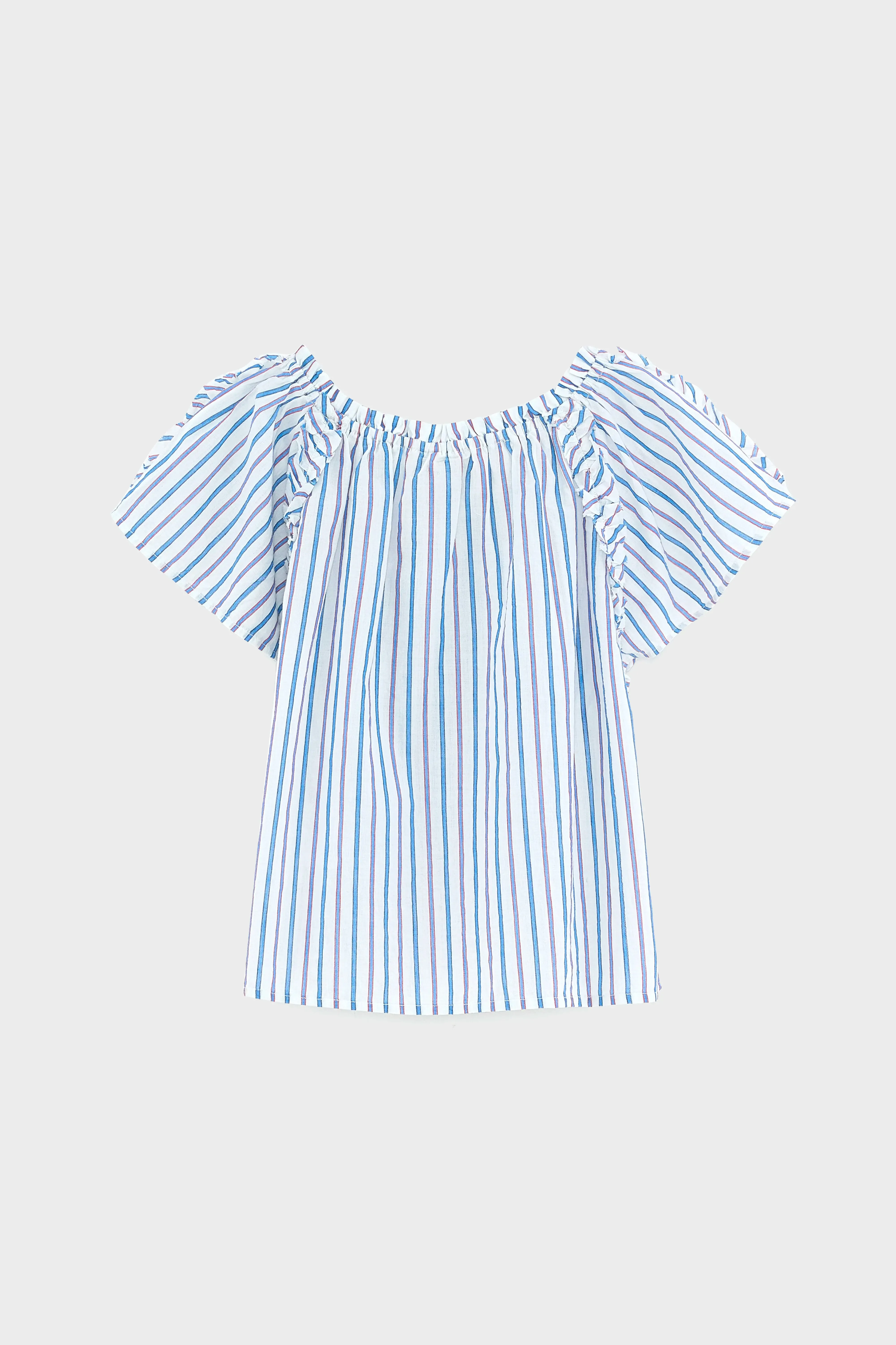 Hiera cropped blouse (261 / G / STRIPE A) sold by Bellrose product image thumbnail 3