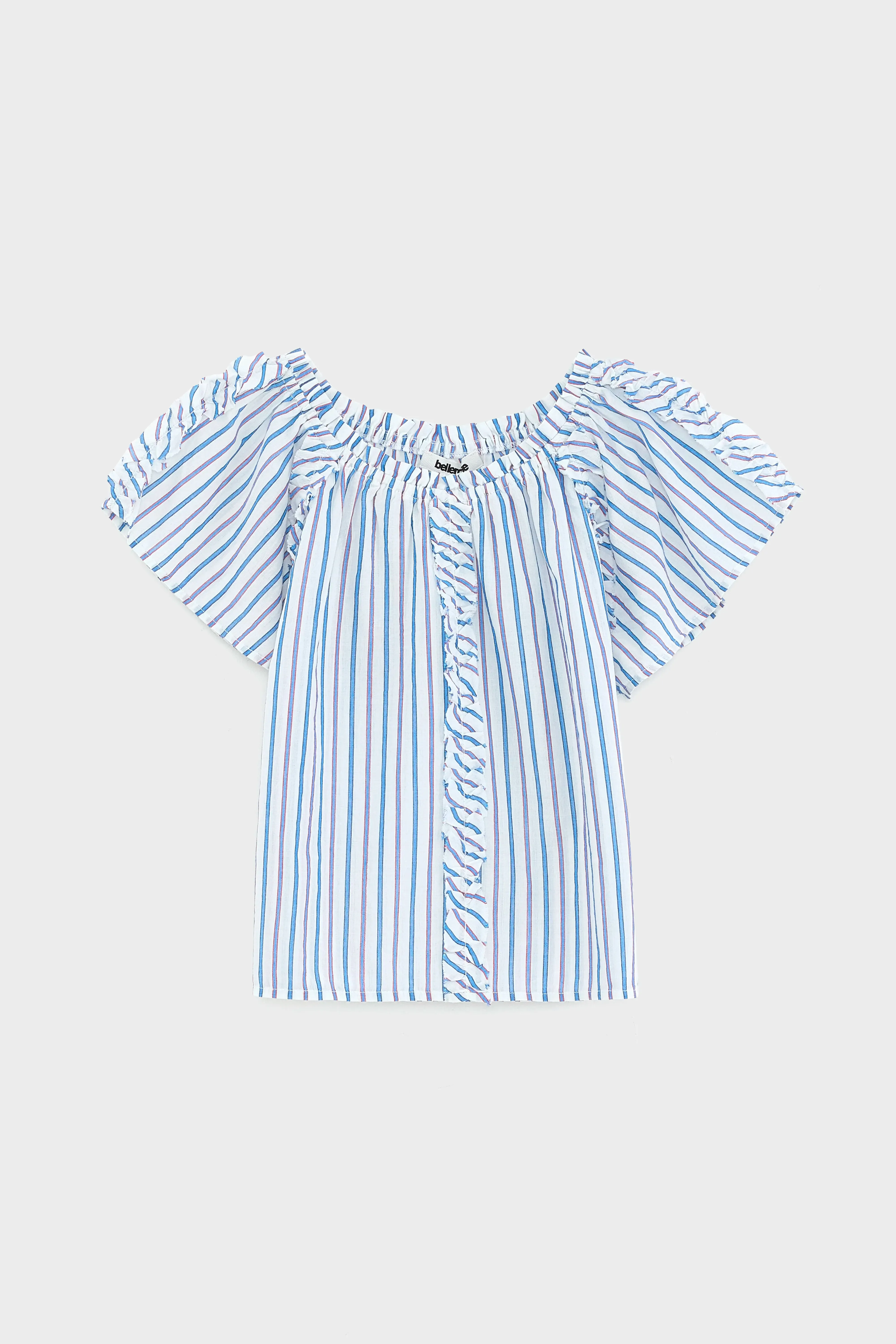 Hiera cropped blouse (261 / G / STRIPE A) sold by Bellrose product image thumbnail 2
