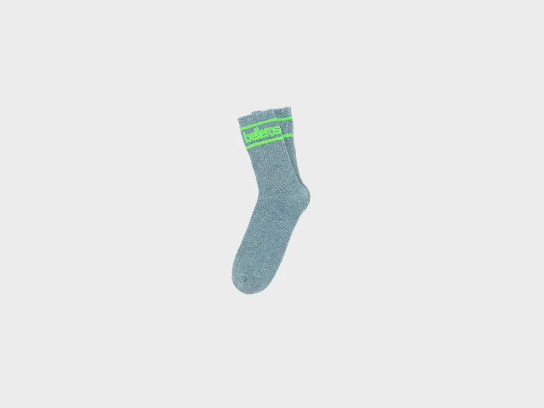 Vigil crew socks (261 / G / CHAMBRAY) made by Bellerose
