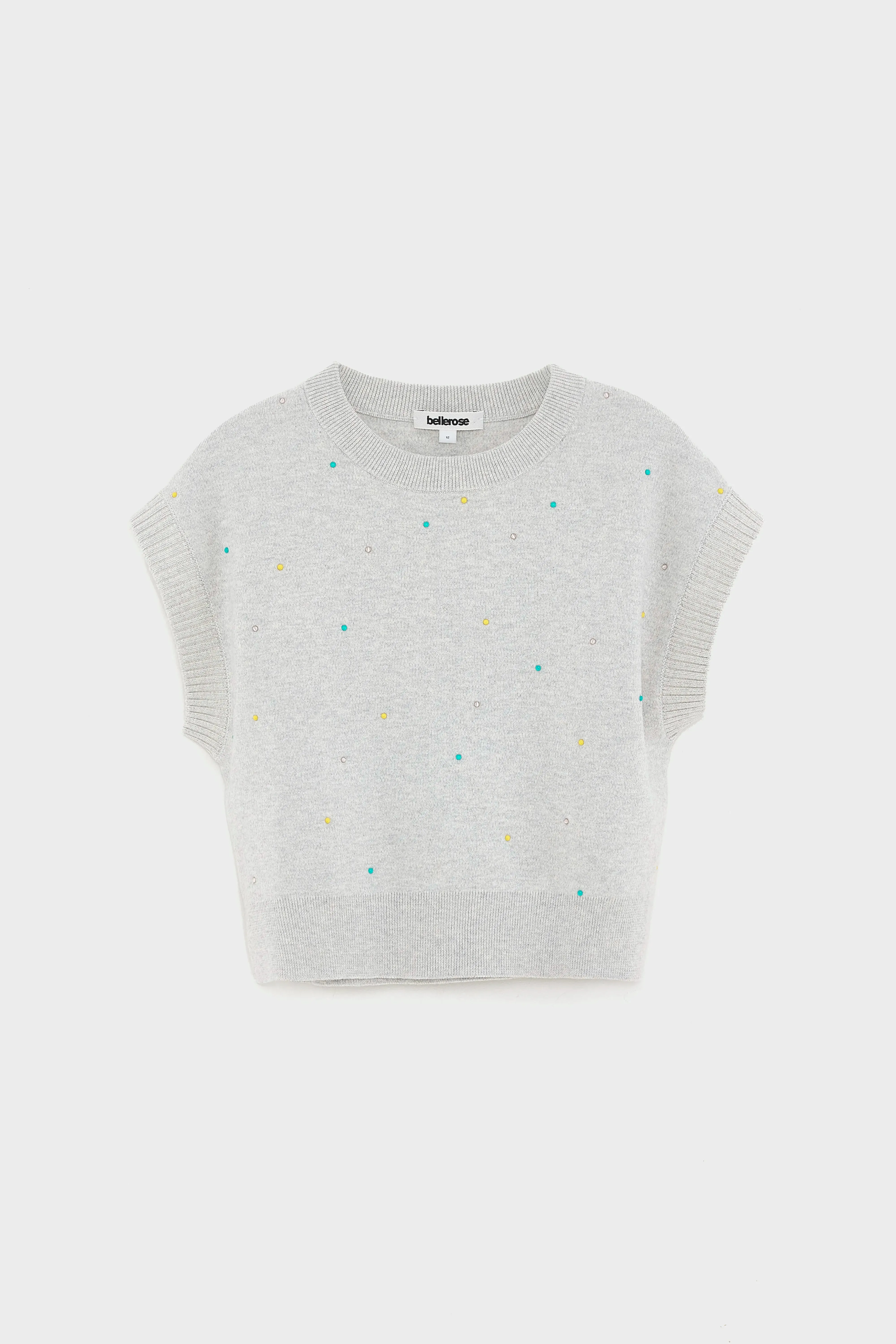 Anguy sleeveless sweater (261 / G / OYSTER) sold by Bellrose product image thumbnail 2