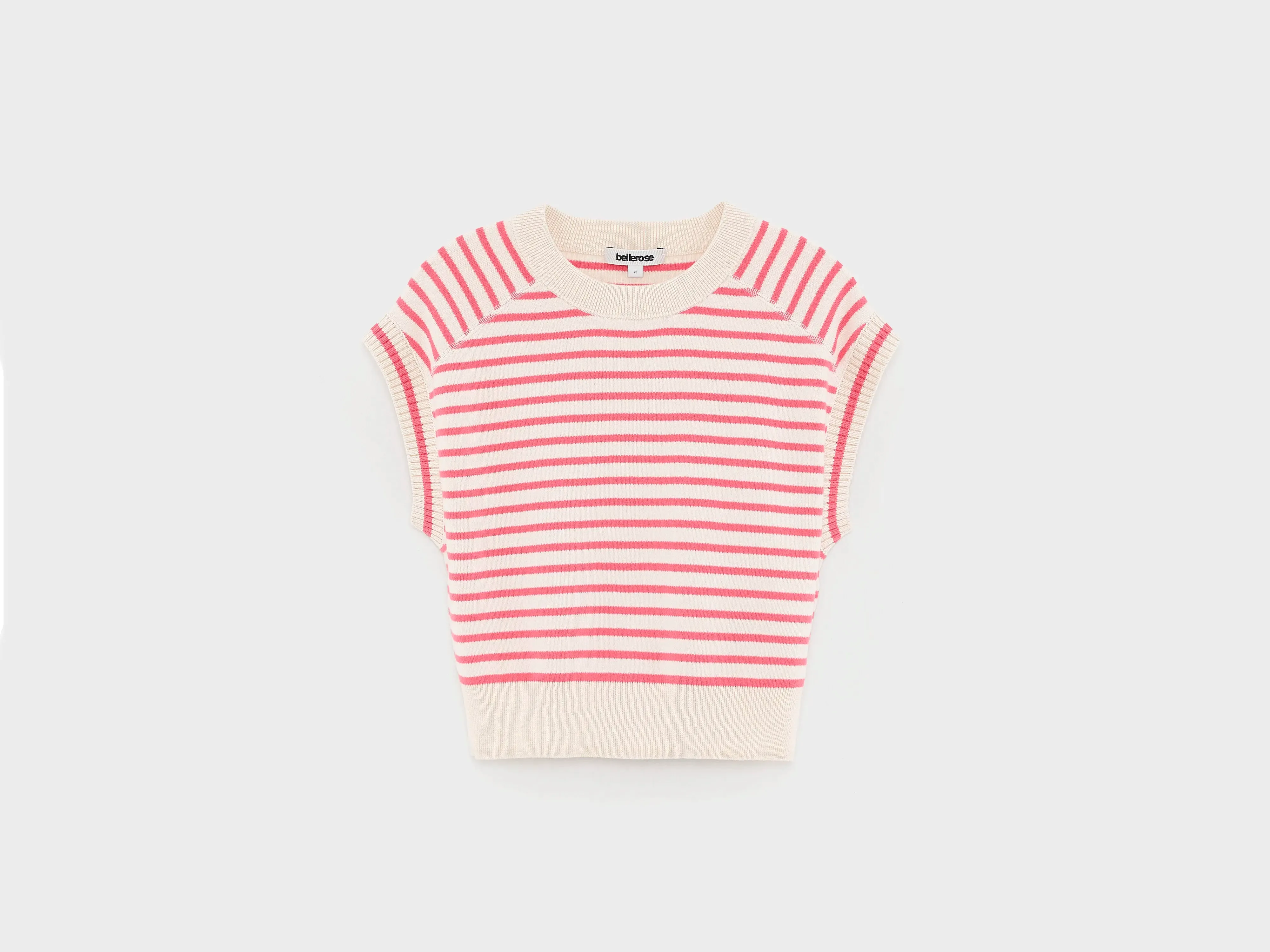 Angide sleeveless sweater (261 / G / STRIPE A) sold by Bellrose