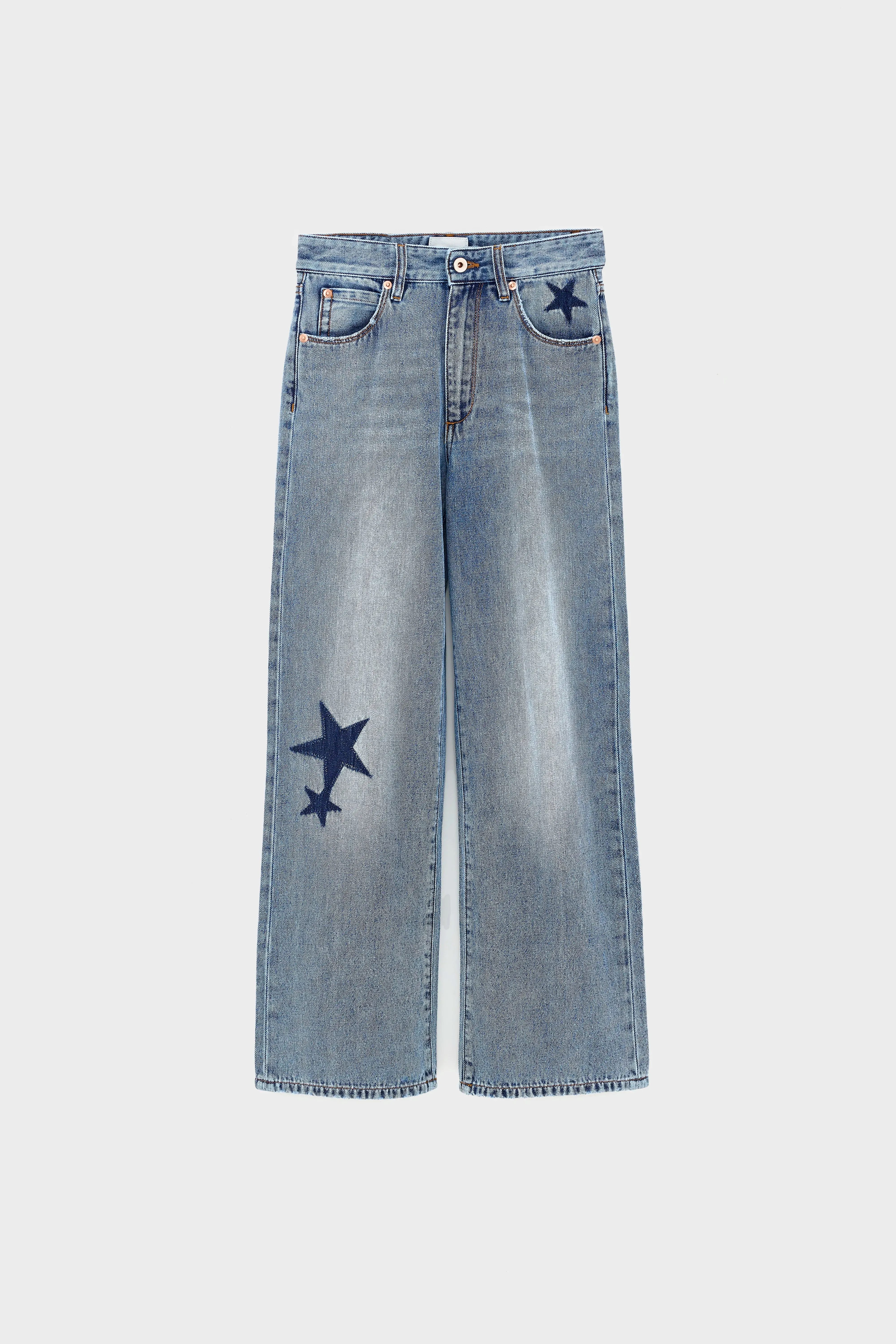 Popies flared jeans (261 / G / LT BLUE STONE) sold by Bellrose product image thumbnail 2
