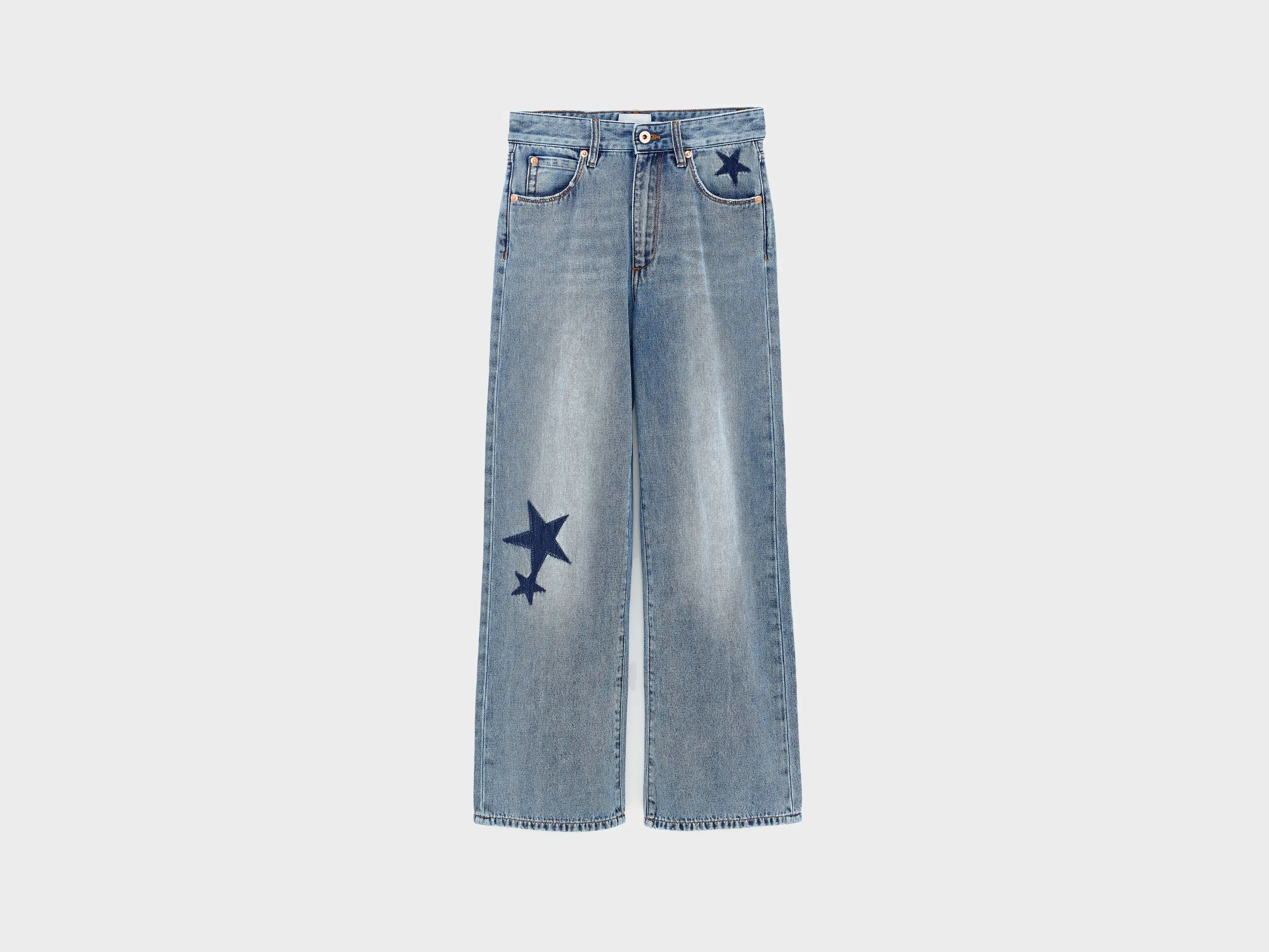 Popies flared jeans (261 / G / LT BLUE STONE) sold by Bellrose