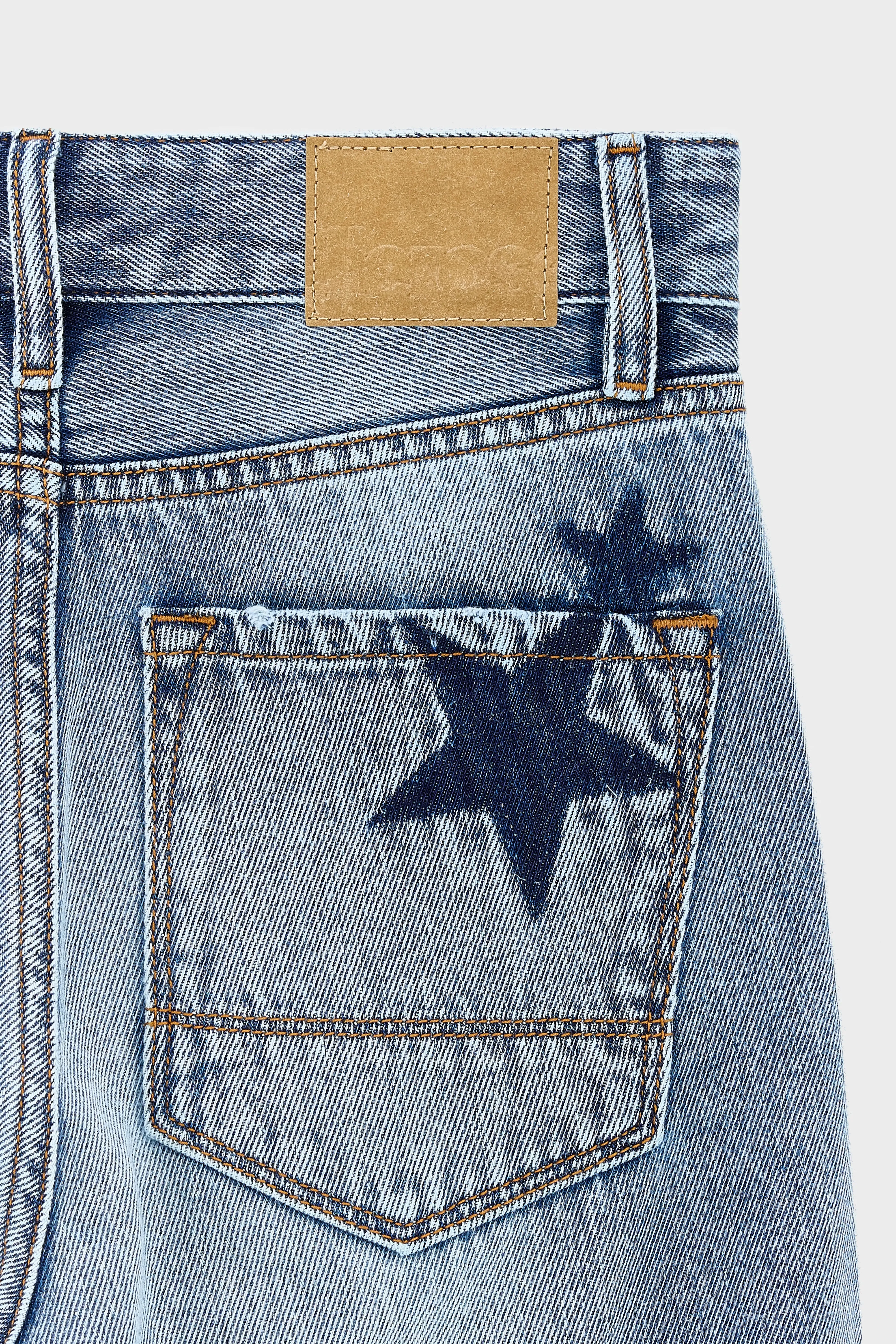 Popies flared jeans (261 / G / LT BLUE STONE) sold by Bellrose product image thumbnail 5