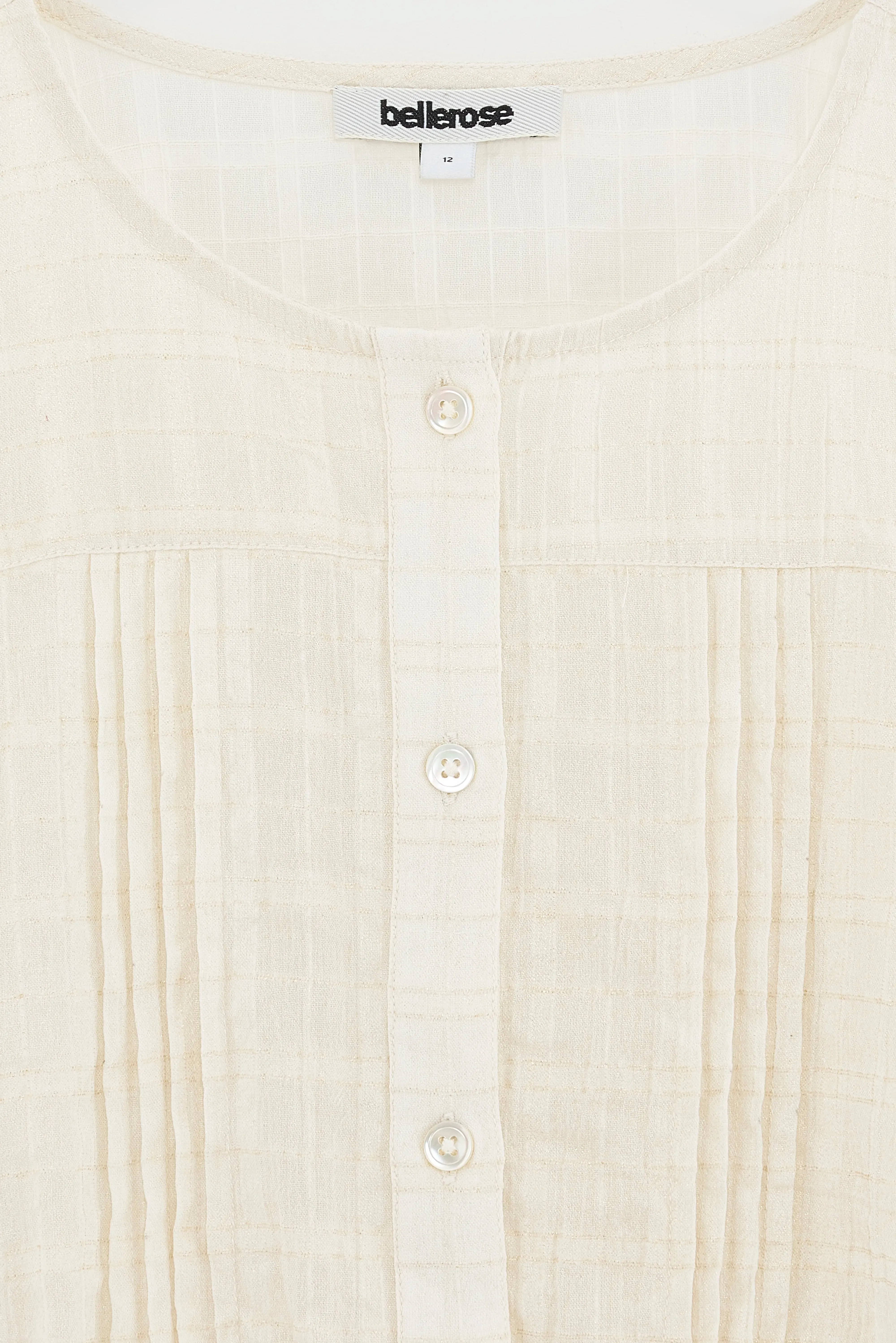 Howdy cropped blouse (261 / G / GOLD) sold by Bellrose product image thumbnail 4