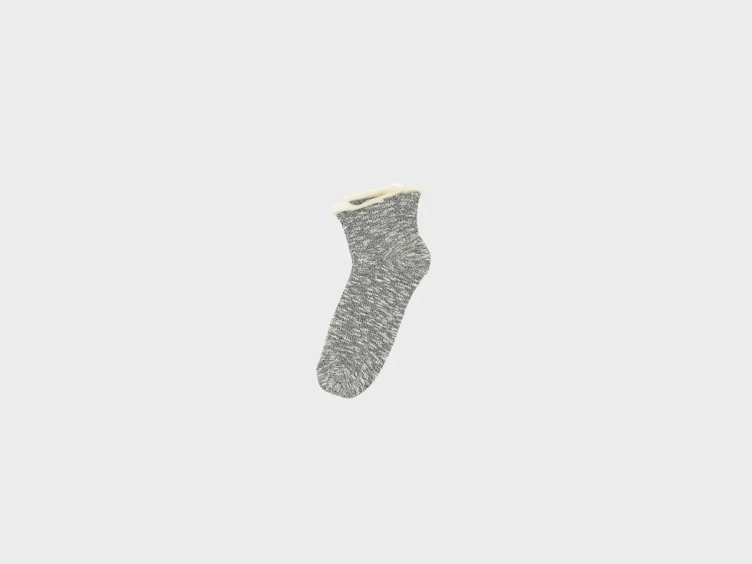 Baroy ankle socks (261 / G / OFF BLACK) sold by Bellrose