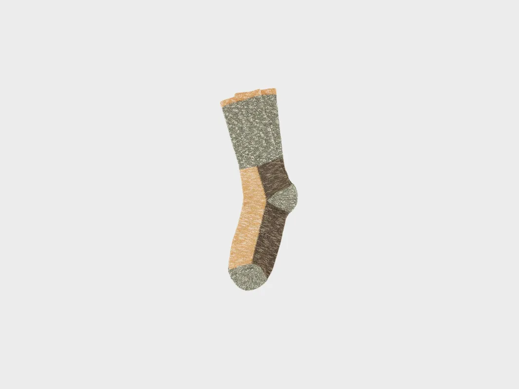 Biffi mid-length socks (261 / M / DUSTY OLIVE) sold by Bellrose