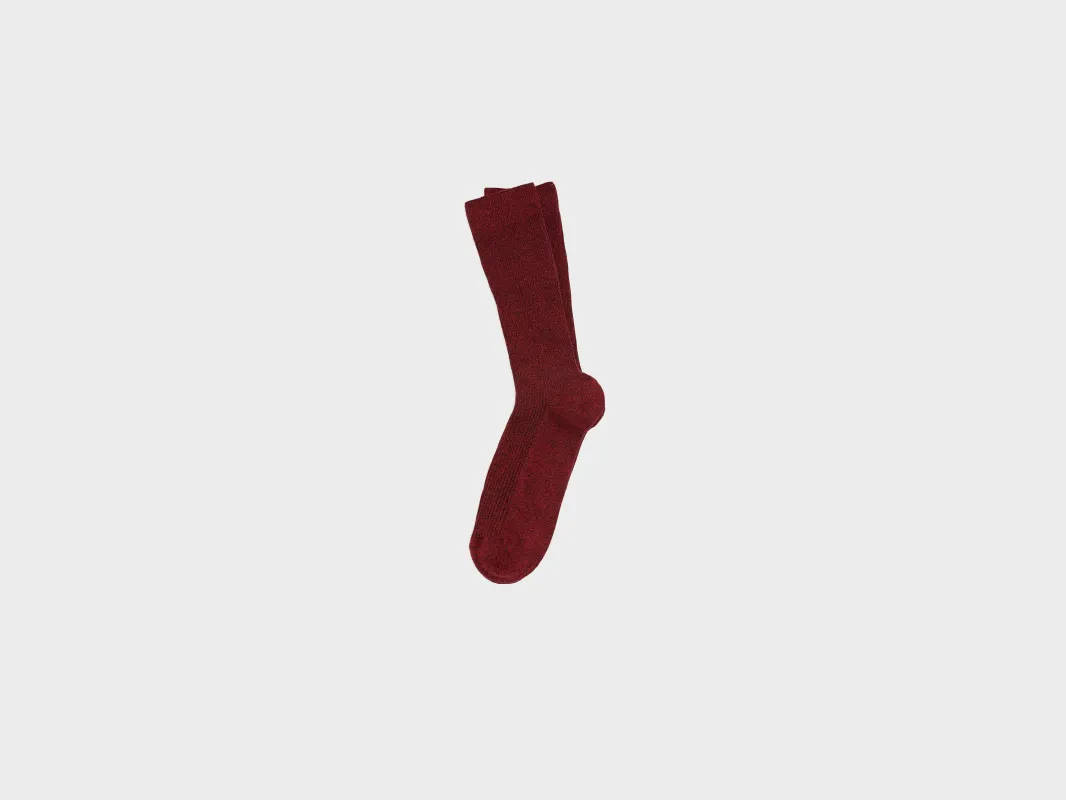 Bapem mid-length socks (261 / M / MALBEC) made by Bellerose