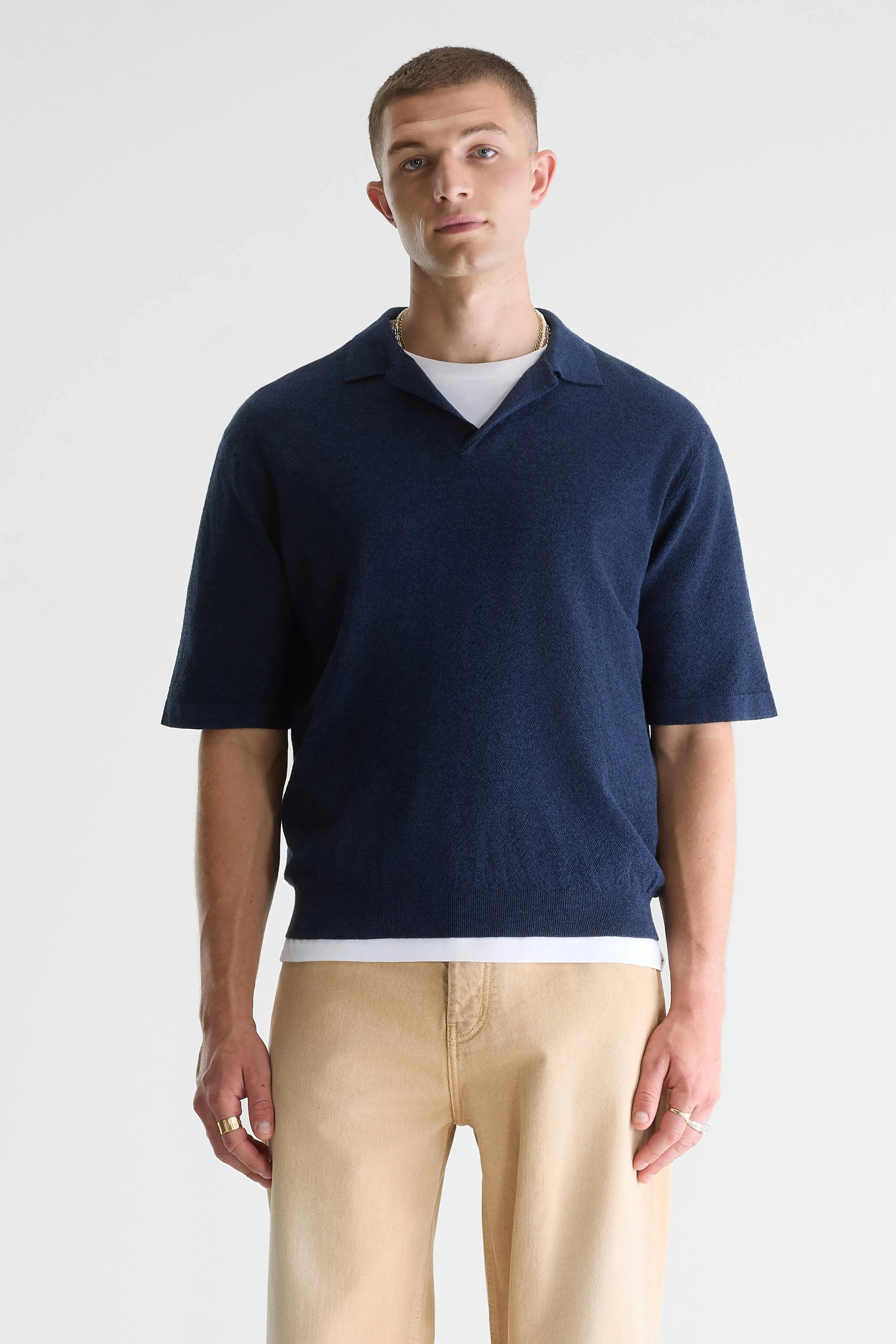 Alosh relaxed polo sweater (261 / M / ODYSEE) sold by Bellrose product image thumbnail 2