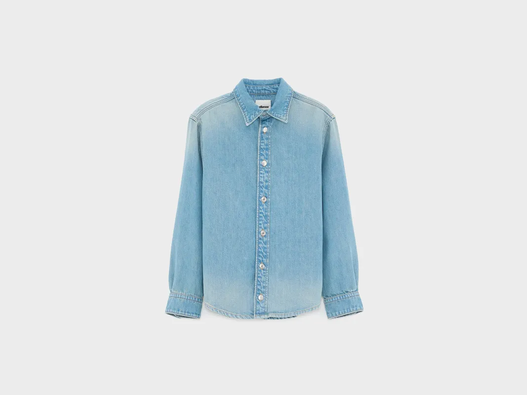 Puck oversized overshirt (261 / B / VINTAGE BLUE) sold by Bellrose