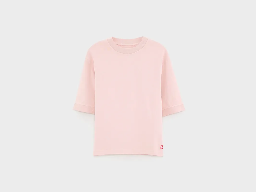 Cursty short-sleeve t-shirt (261 / B / OLD PINK) made by Bellerose