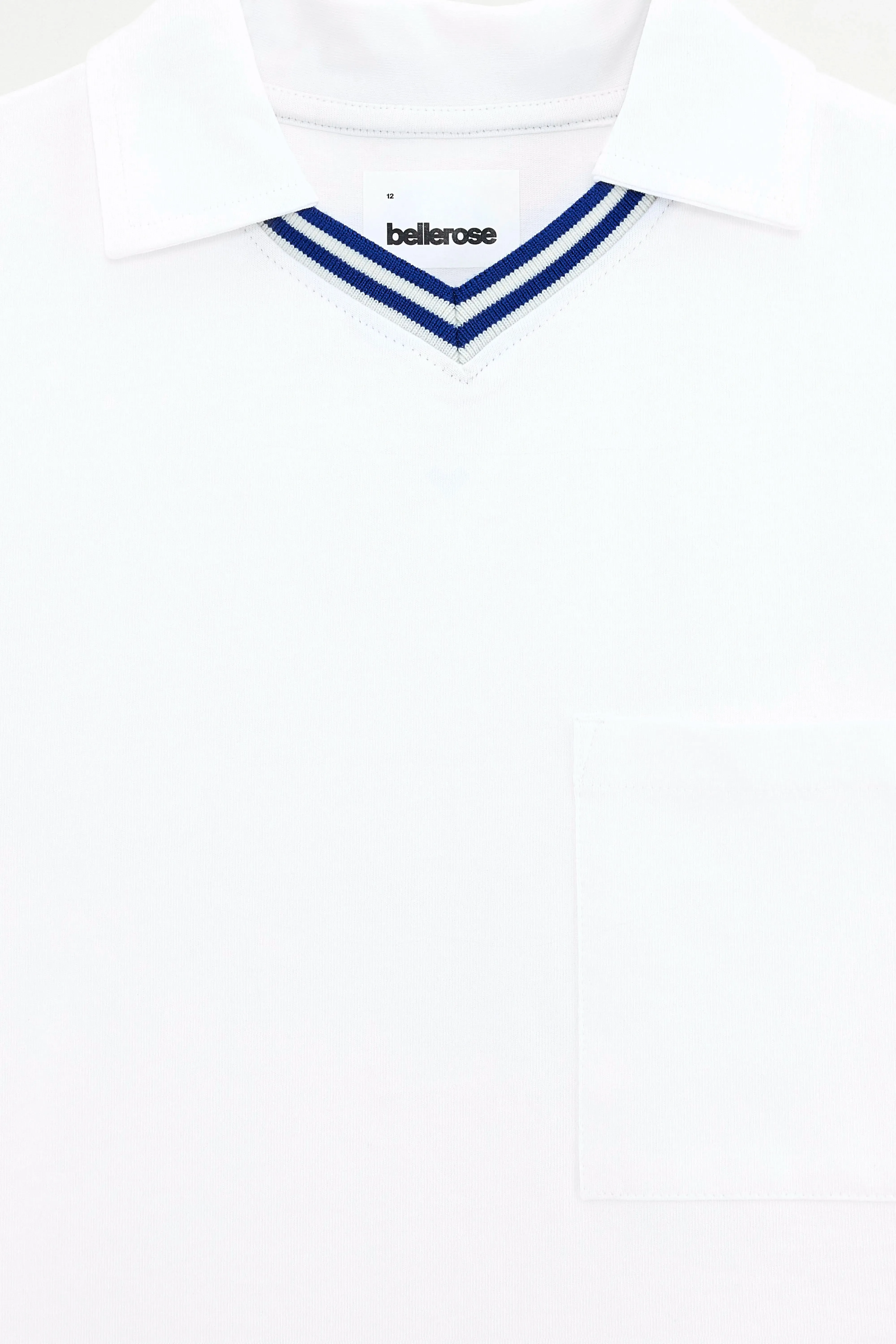 Connor short-sleeve polo (261 / B / WHITE) sold by Bellrose product image thumbnail 4