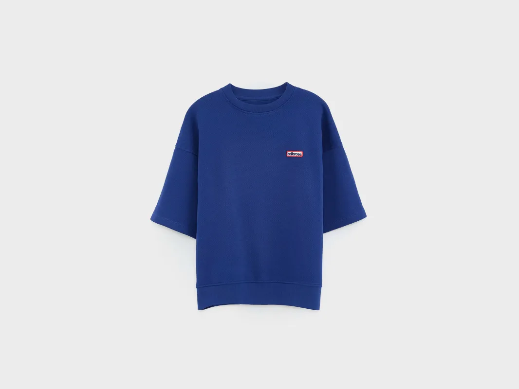 Chengyn crewneck t-shirt (261 / B / INDIGO) made by Bellerose