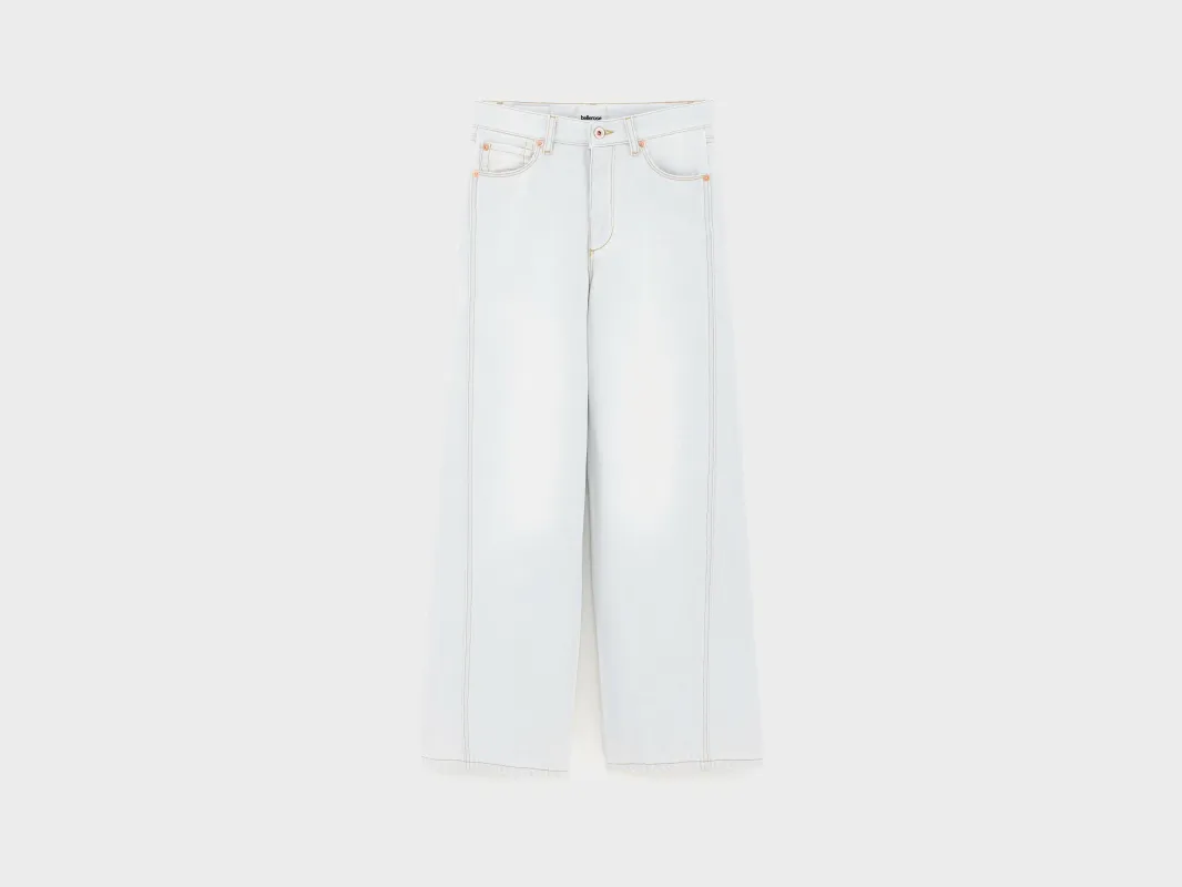 Wanda flared jeans (261 / G / GREY BLEACH) made by Bellerose