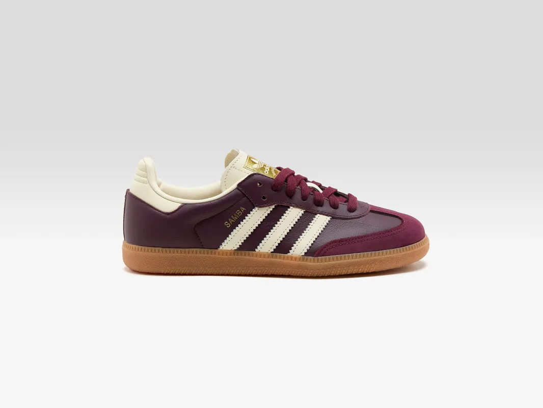 Samba OG for Women  (261 / W / BURGUNDY) sold by Bellrose