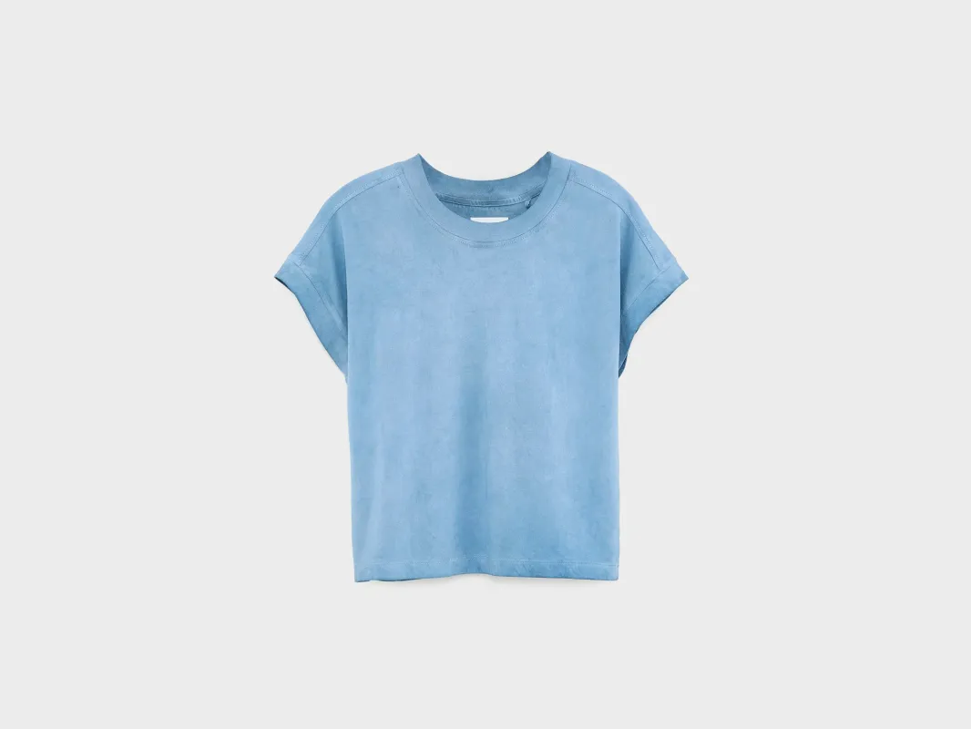 Cindo cropped t-shirt (261 / G / CHAMBRAY) made by Bellerose