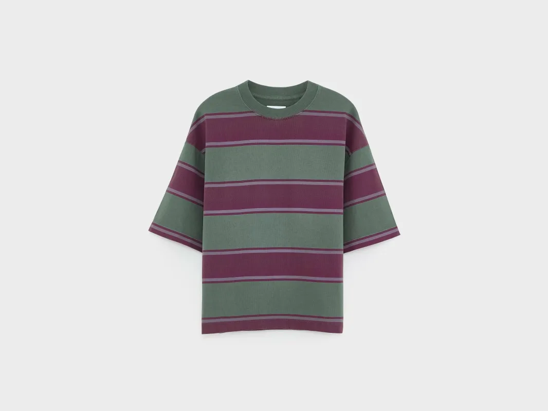 Sine short-sleeve t-shirt (261 / B / STRIPE A) made by Bellerose