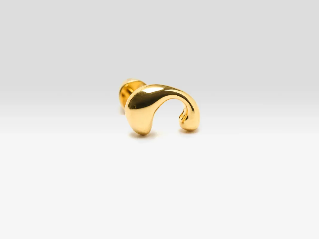 Dolphin Pool Stud  (261 / W / GOLD) made by Maria Black