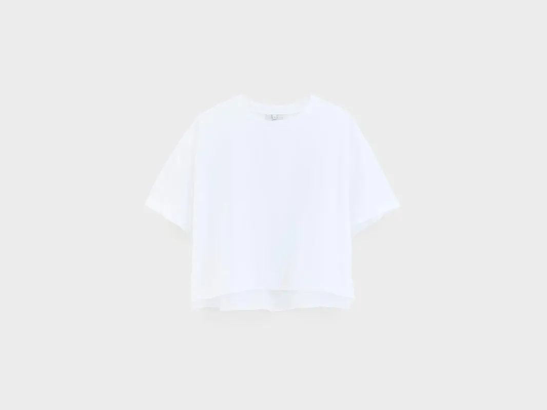 Farpy cropped t-shirt (261 / W / WHITE) made by Bellerose