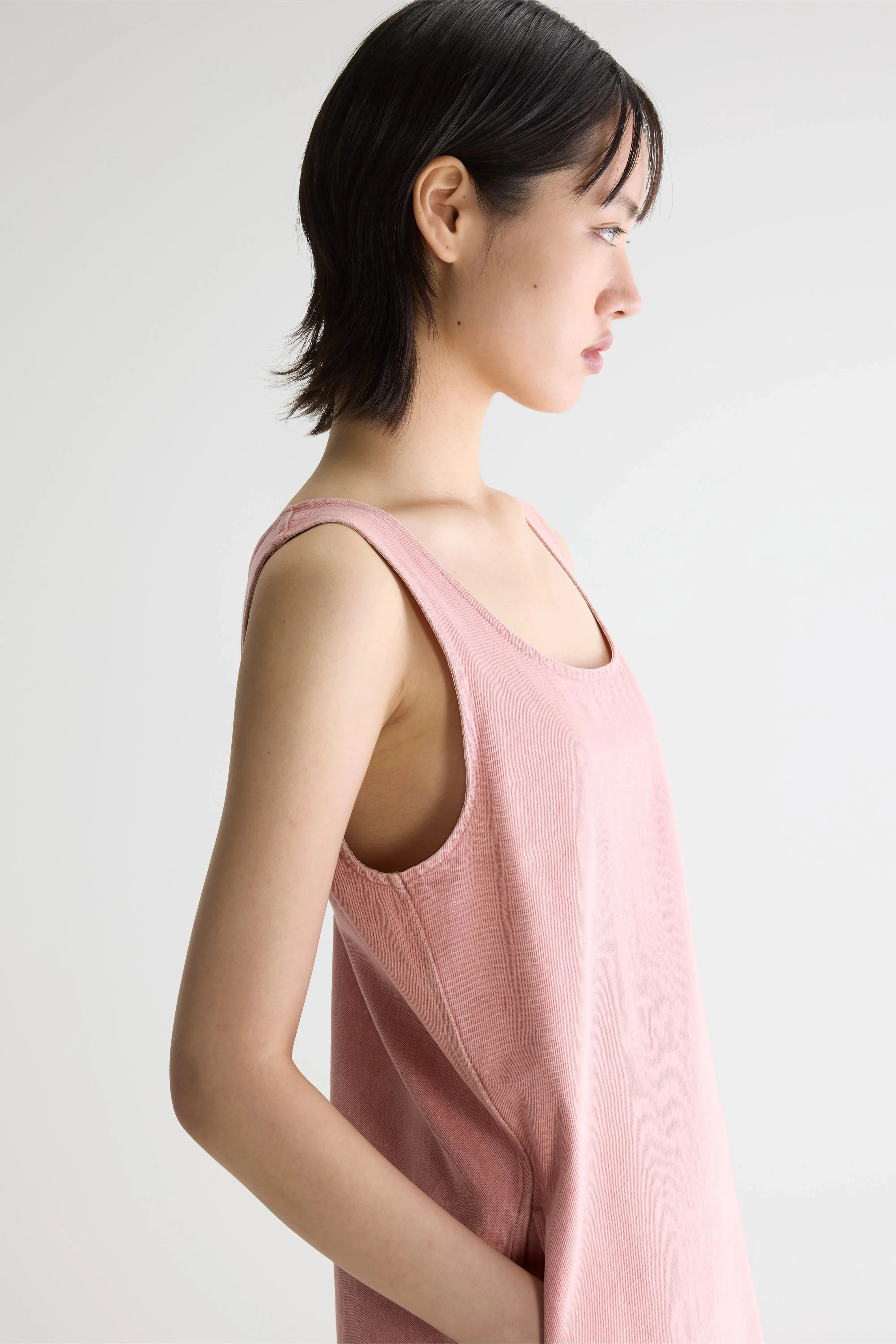 Junie denim mini dress (261 / W / VNTG STONE WASH) sold by Bellrose product image thumbnail 5