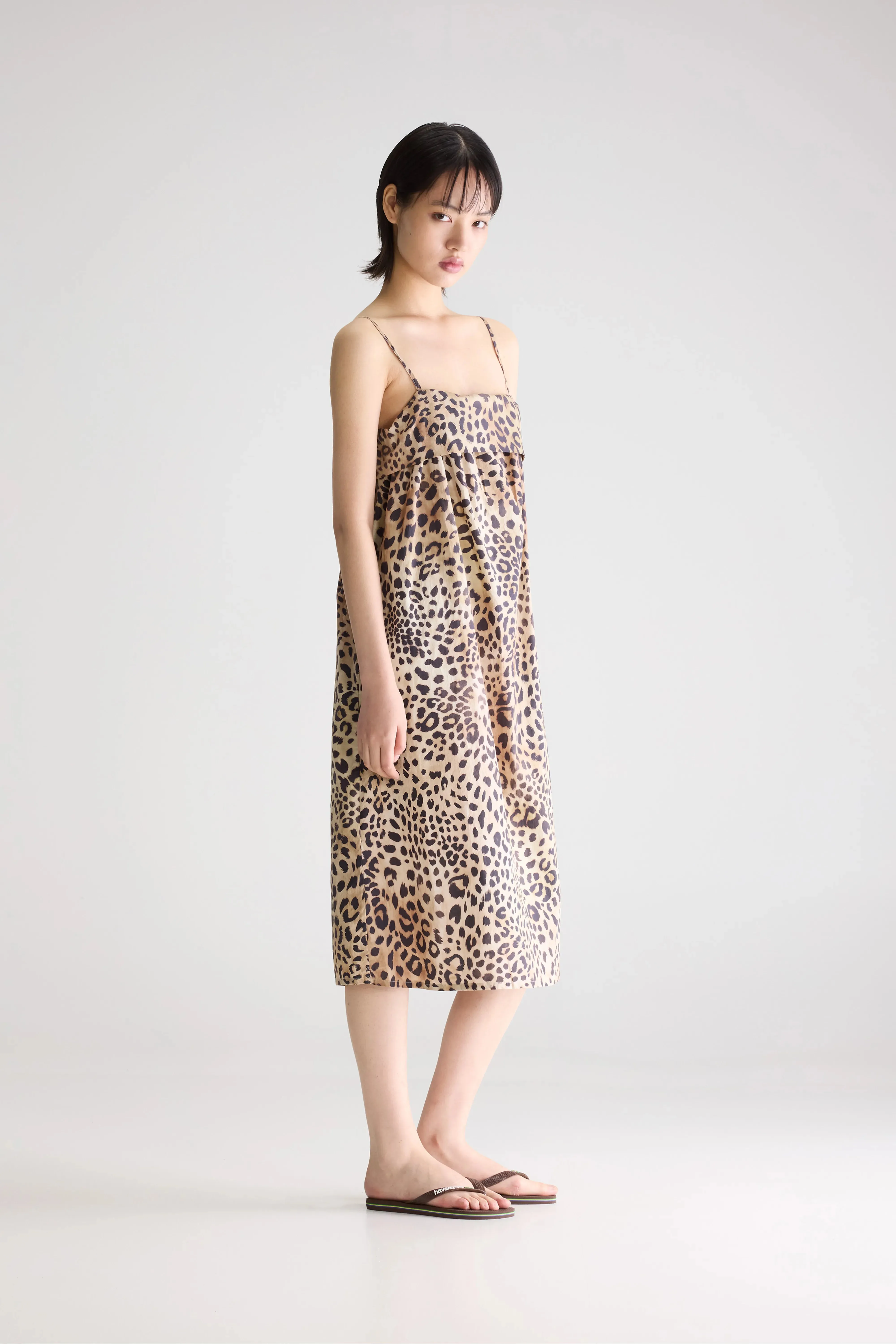 Tokyo leopard midi dress (261 / W / COMBO A) sold by Bellrose product image thumbnail 4