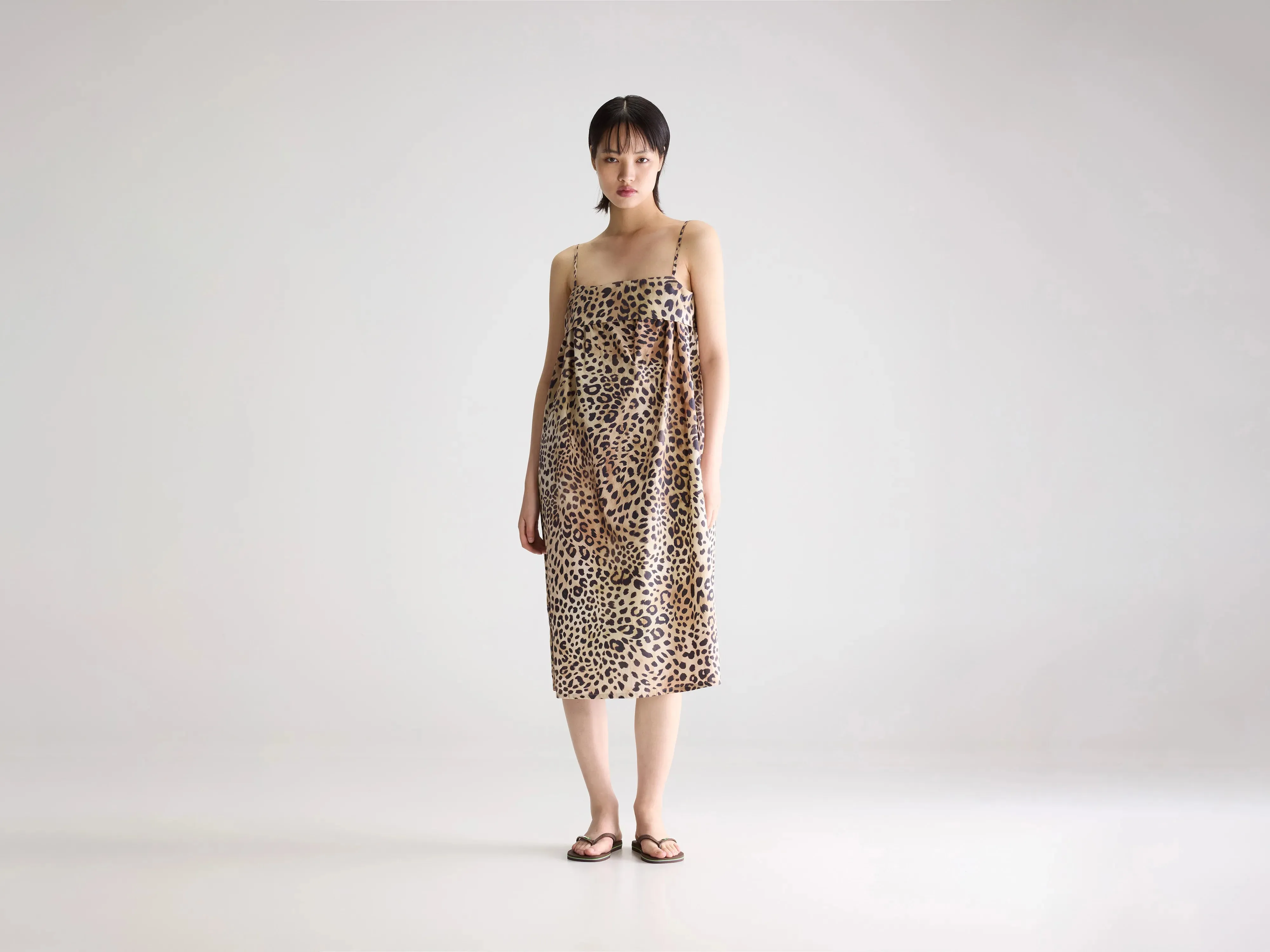 Tokyo leopard midi dress (261 / W / COMBO A) sold by Bellrose