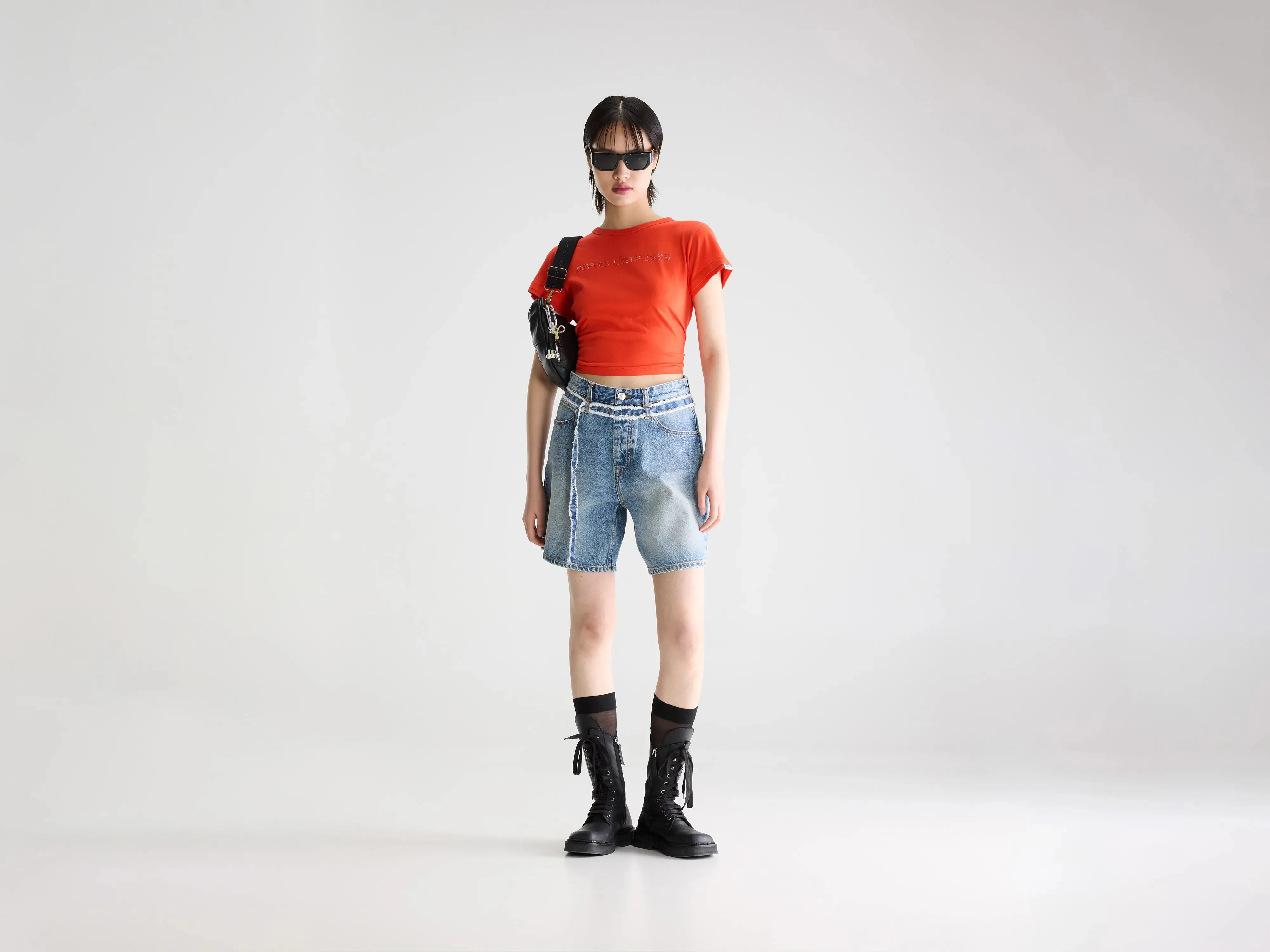 Piper boyfriend shorts (261 / W / VINTAGE LT BLUE) sold by Bellrose