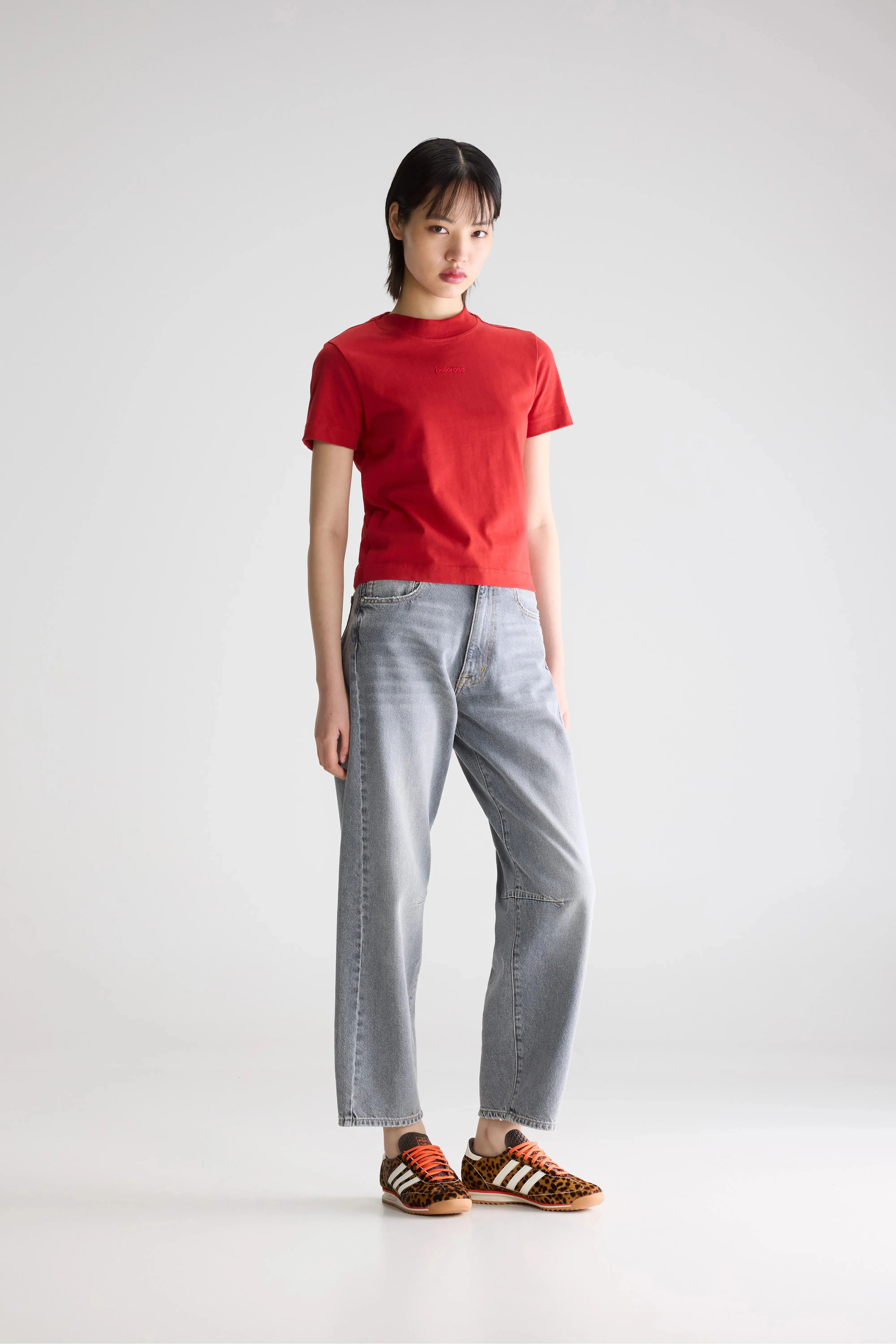 Flec slim t-shirt (261 / W / ECARLATE) sold by Bellrose product image thumbnail 3