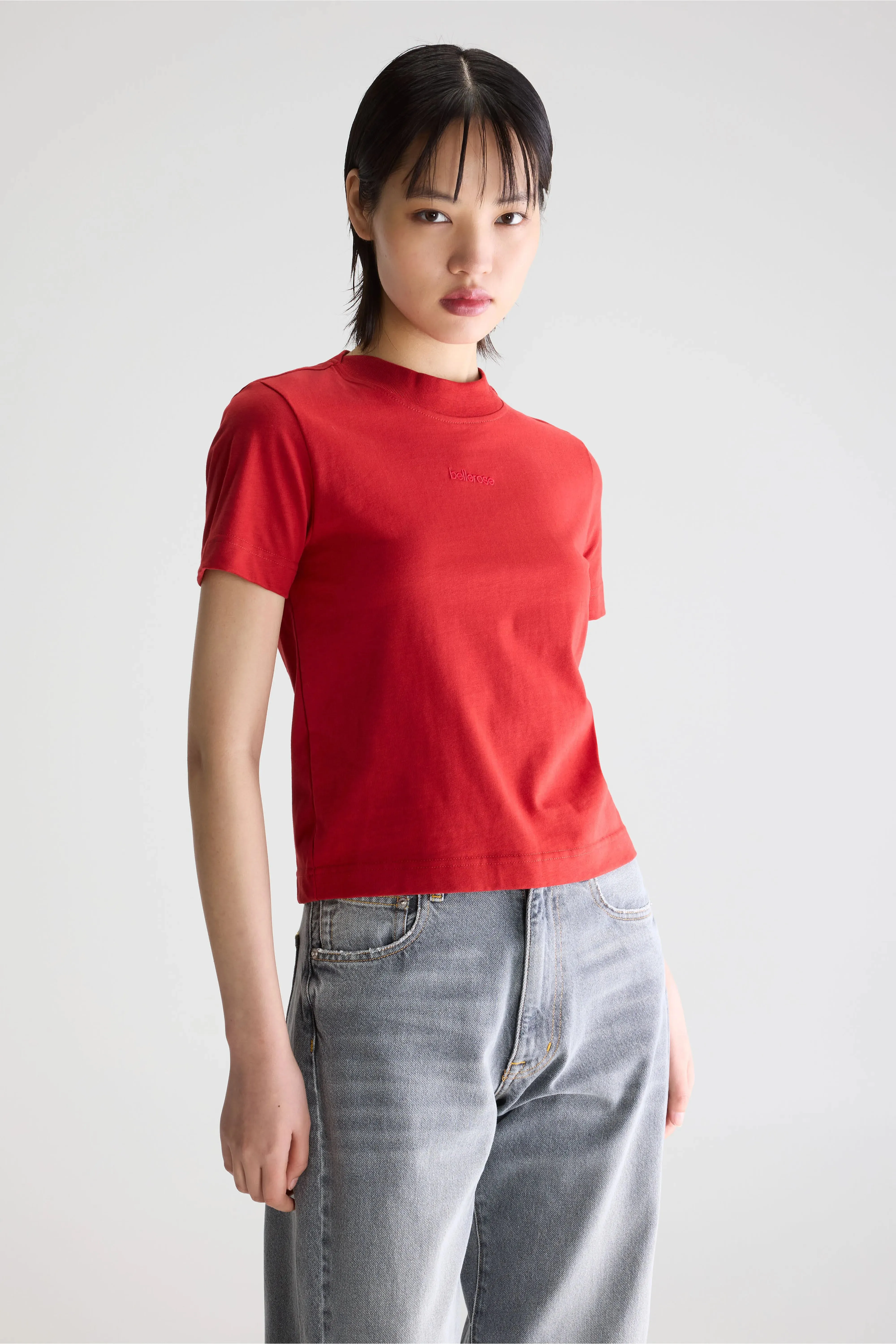 Flec slim t-shirt (261 / W / ECARLATE) sold by Bellrose product image thumbnail 2