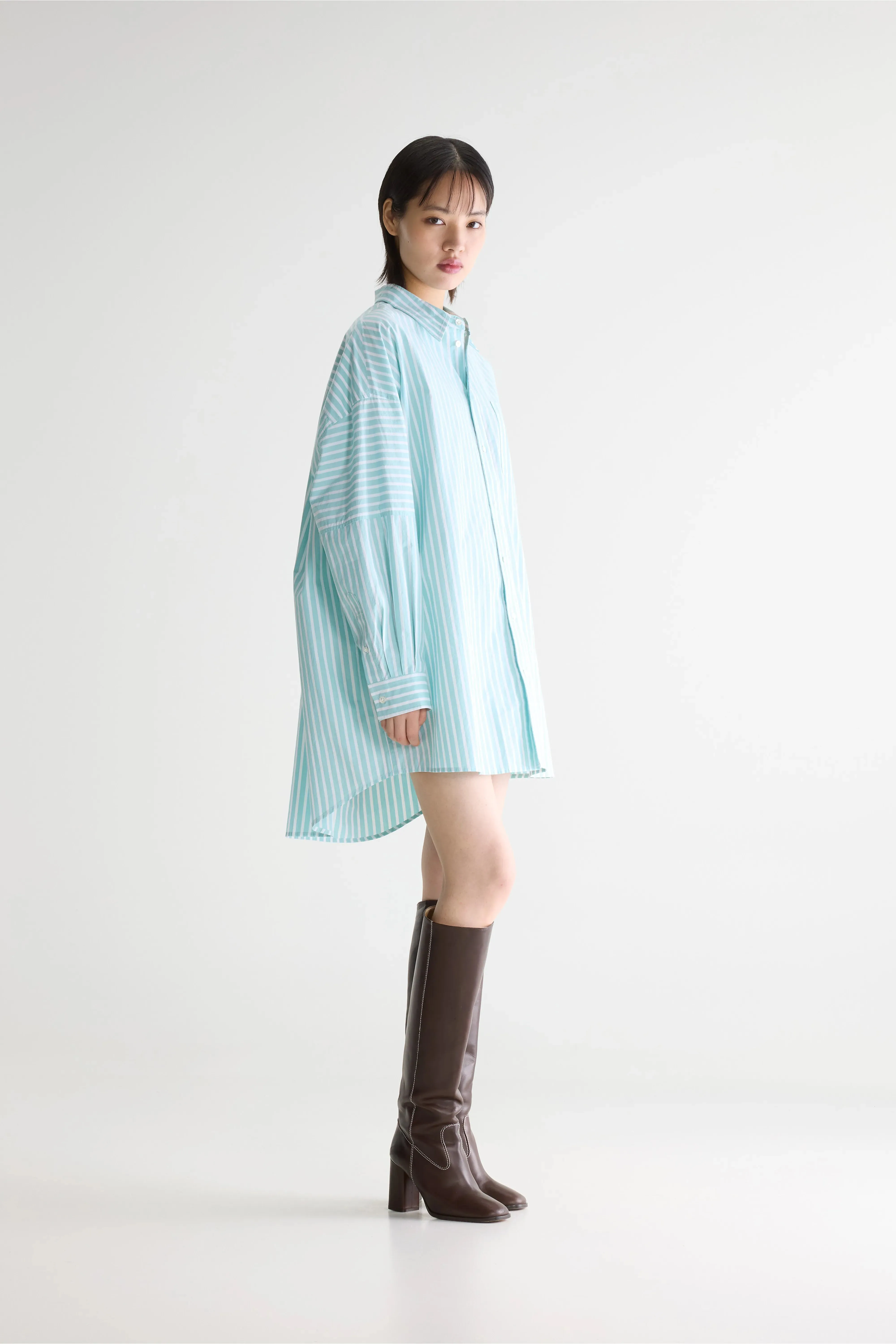 Jinner striped shirt dress (261 / W / STRIPE A) sold by Bellrose product image thumbnail 2