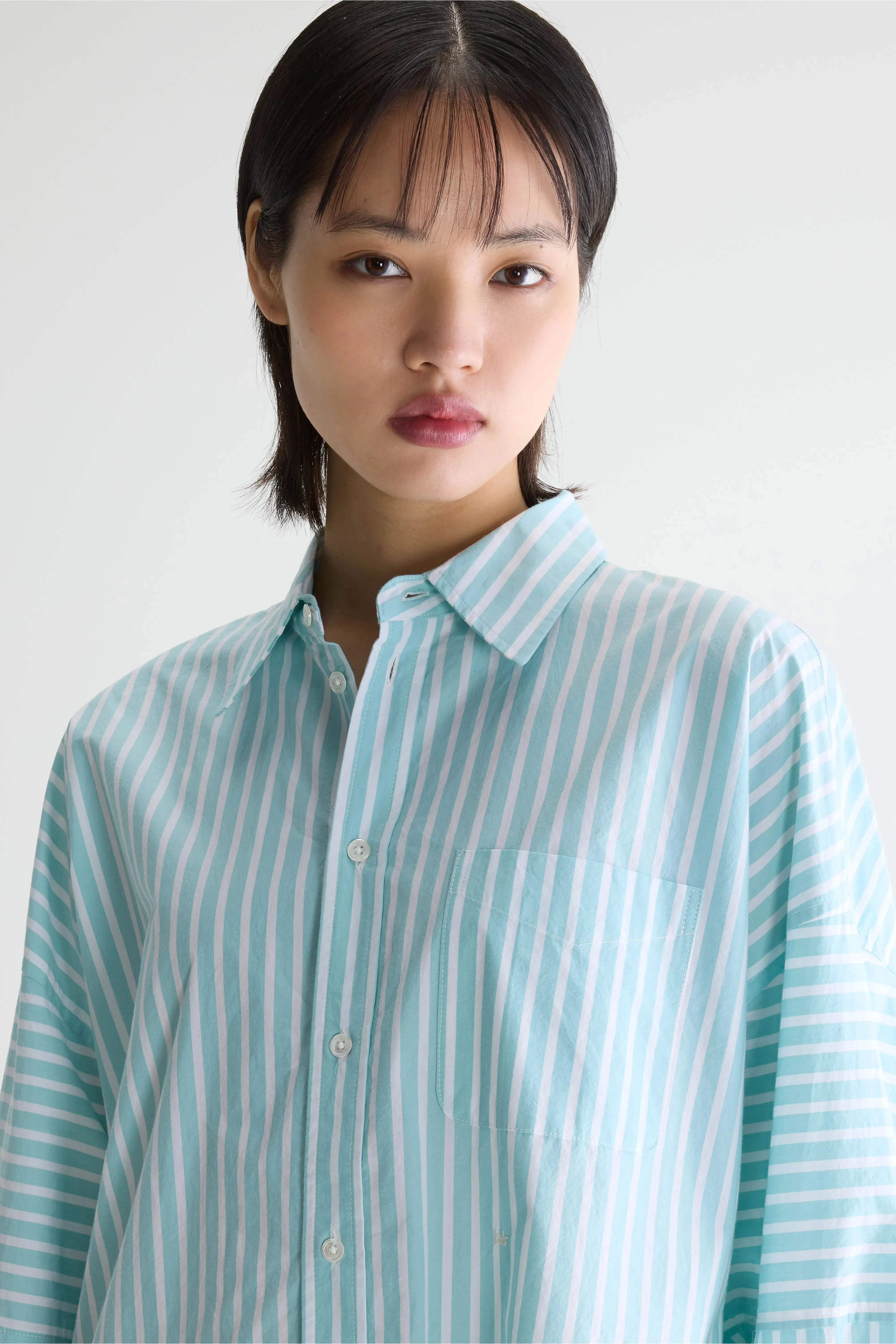 Jinner striped shirt dress (261 / W / STRIPE A) sold by Bellrose product image thumbnail 5