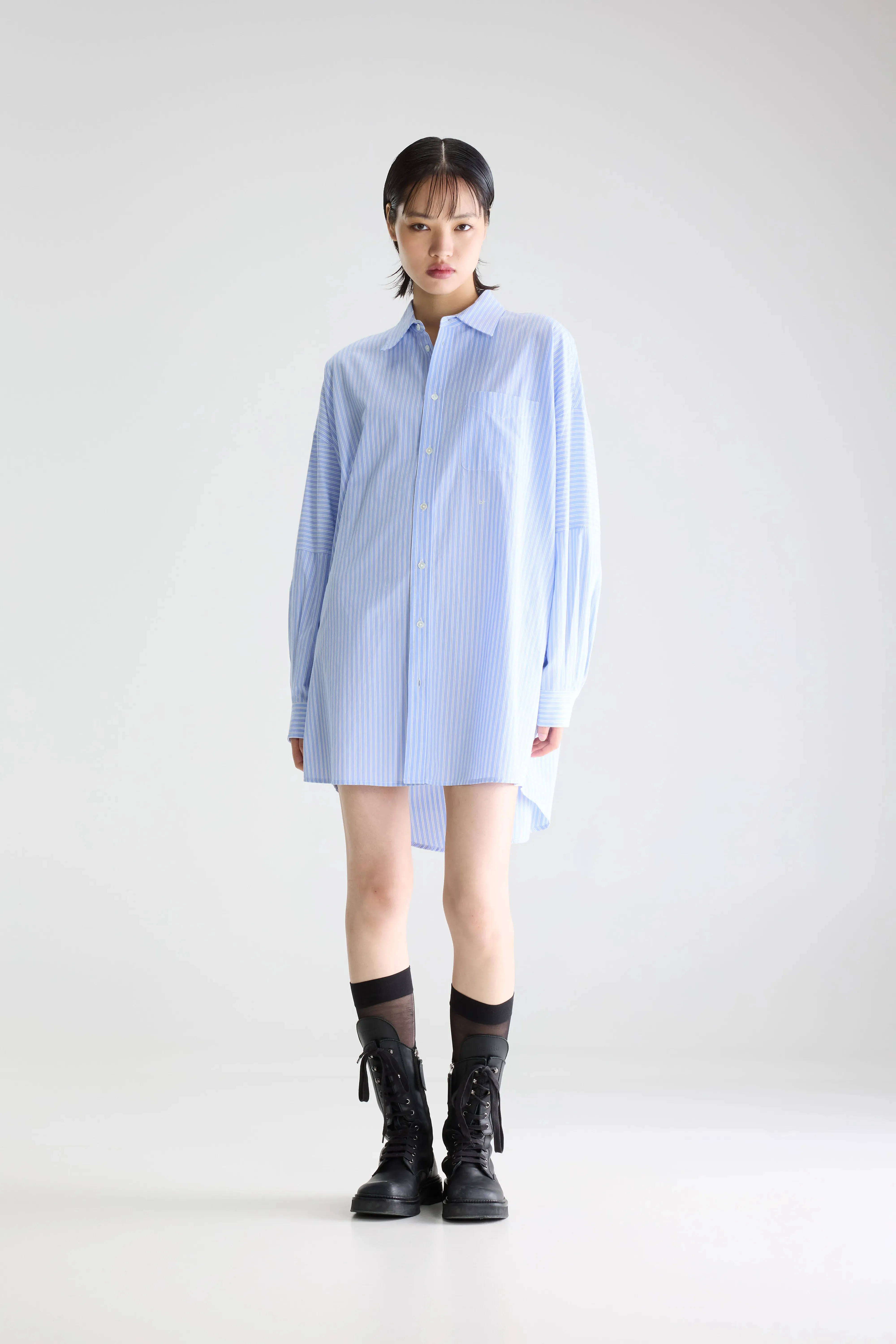 Jinner striped shirt dress (261 / W / STRIPE A) sold by Bellrose product image thumbnail 2