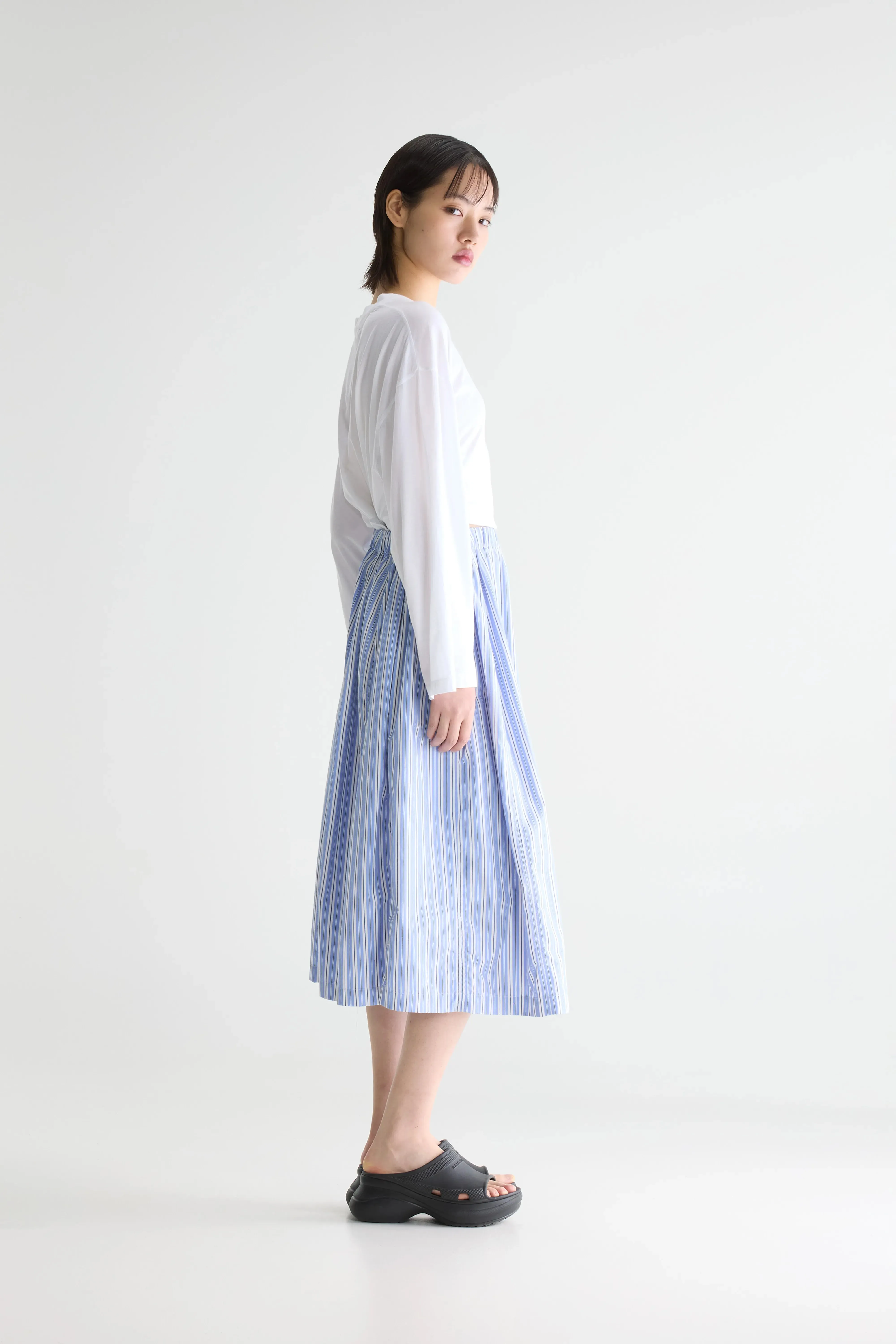 Cinley striped midi skirt (261 / W / STRIPE A) sold by Bellrose product image thumbnail 4