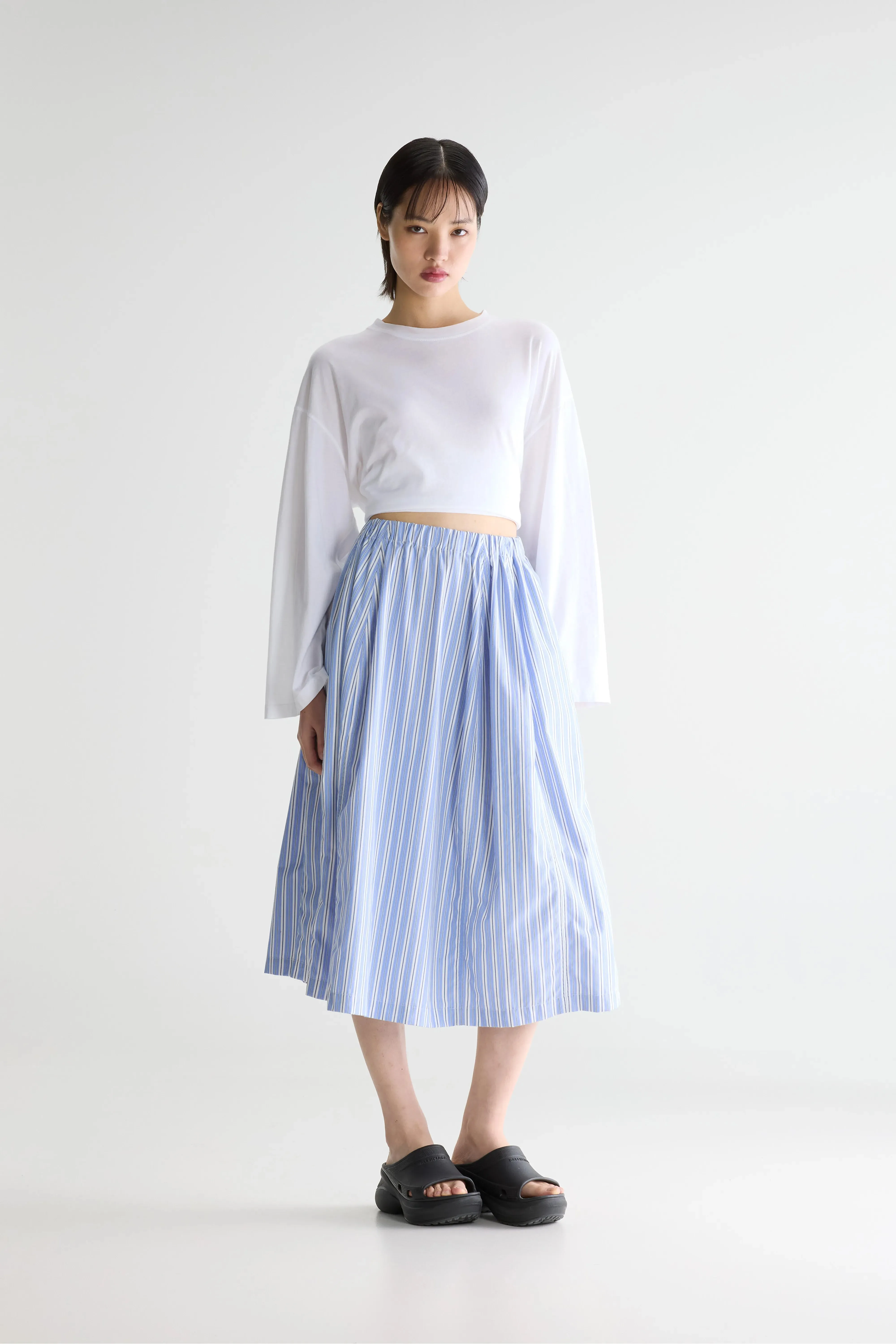 Cinley striped midi skirt (261 / W / STRIPE A) sold by Bellrose product image thumbnail 2